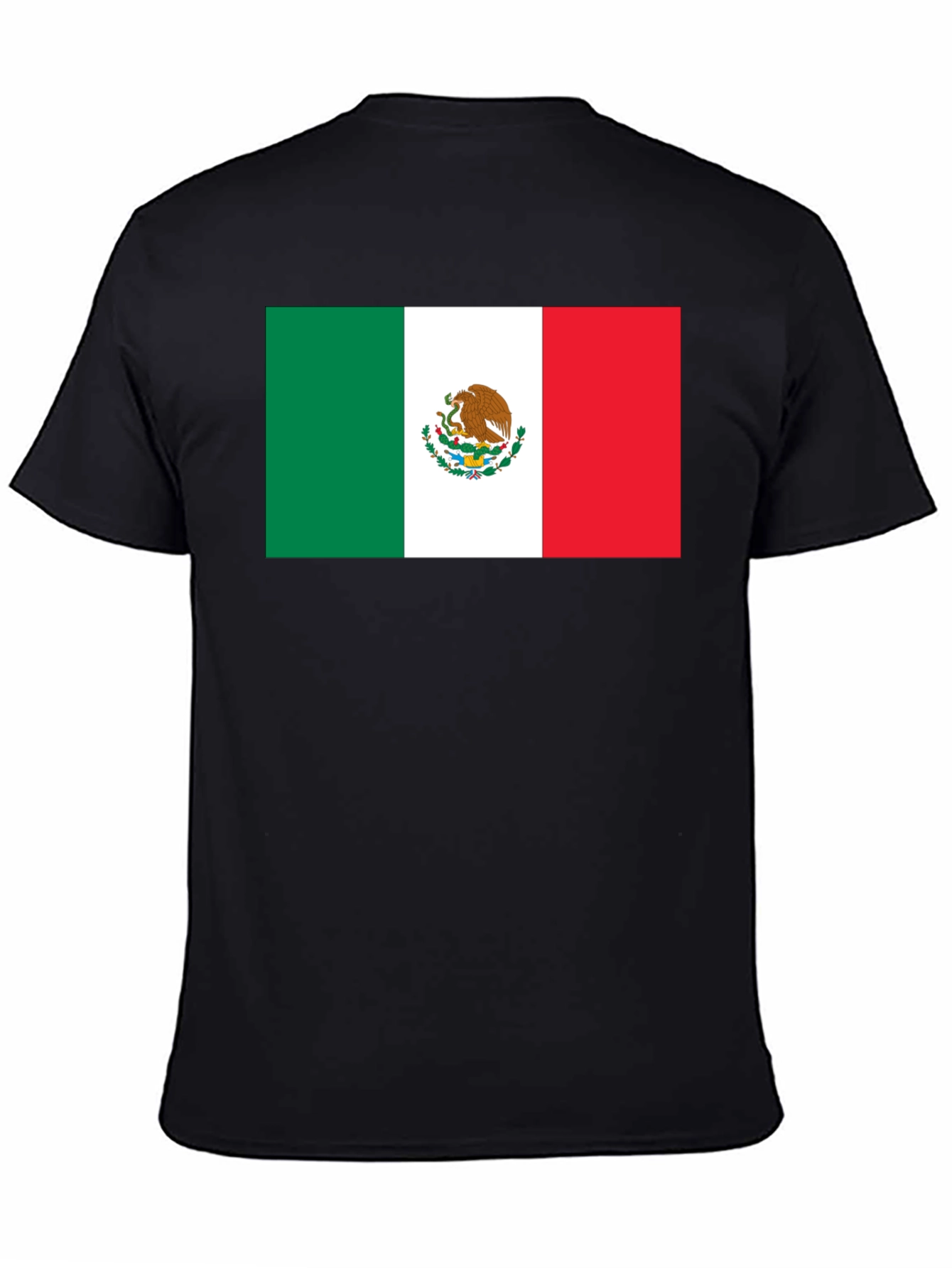 Mexico Flag T-Shirt - Black