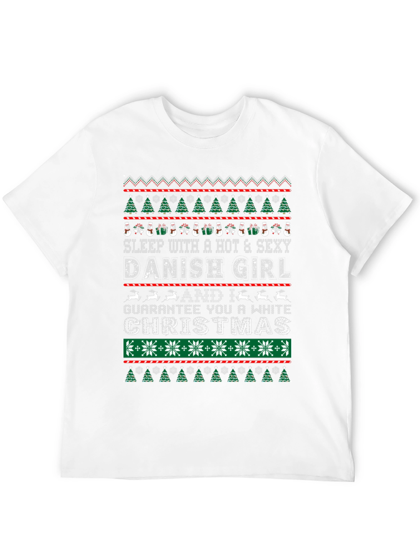 Hot Danish Girl Christmas Sweater T-Shirt