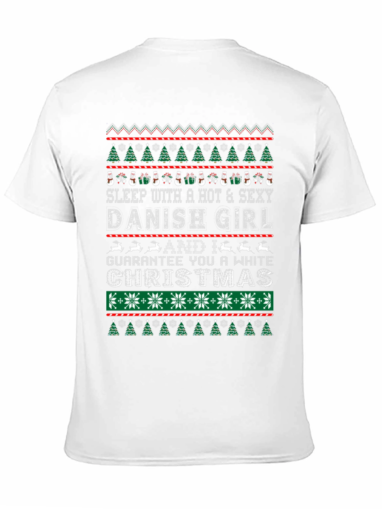 Hot Danish Girl Christmas Sweater T-Shirt