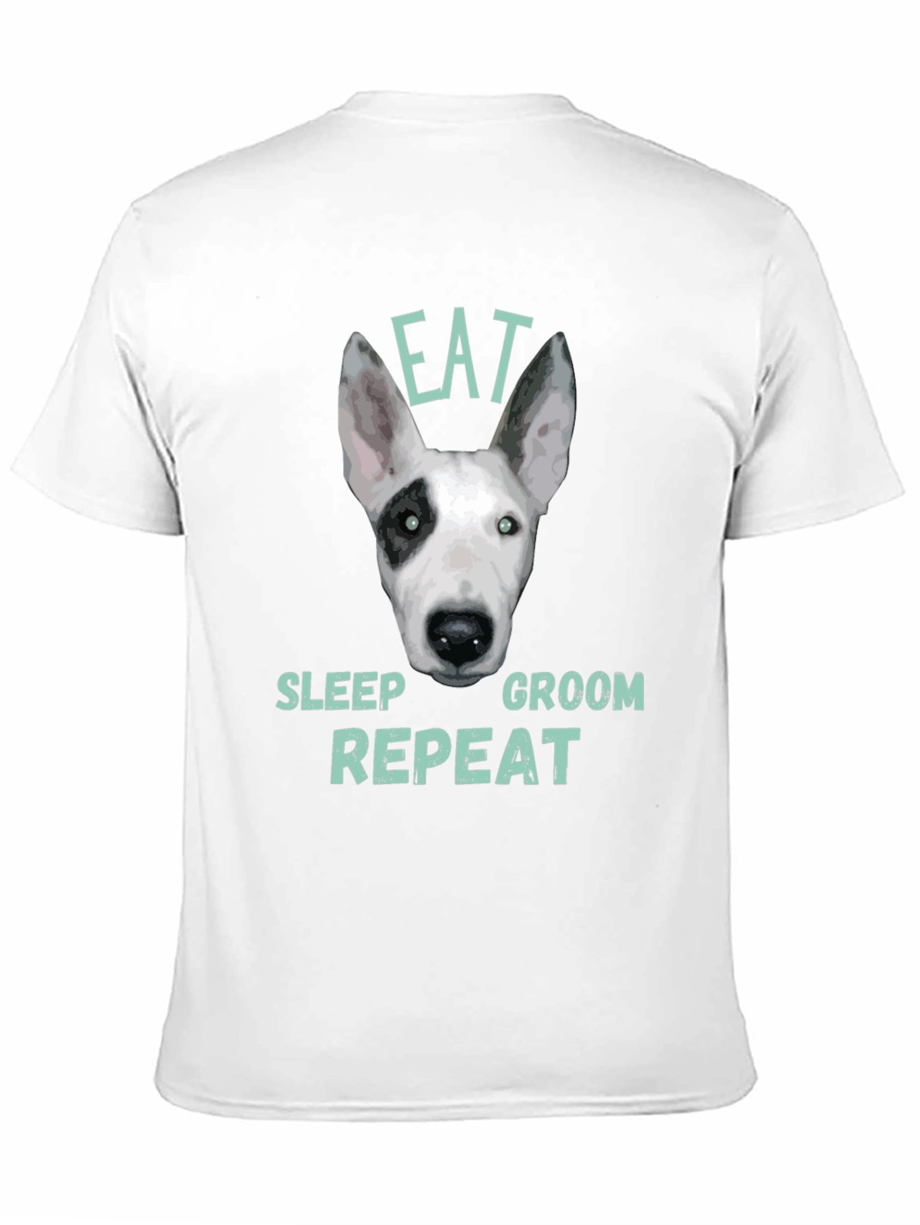 Eat Sleep Groom Repeat Dog T-Shirt