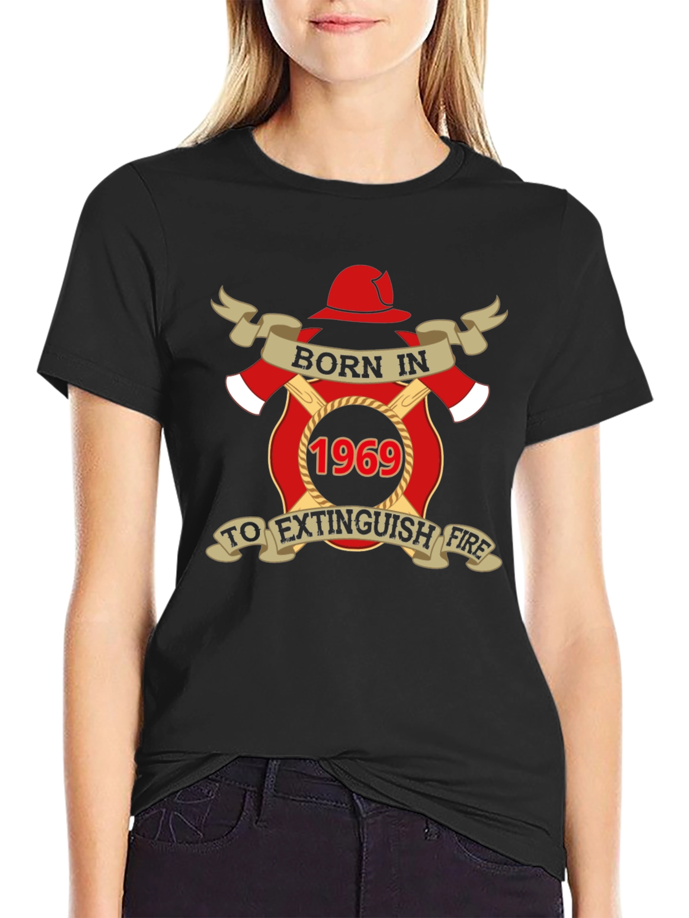 Born in 1969 Firefighter T-Shirt