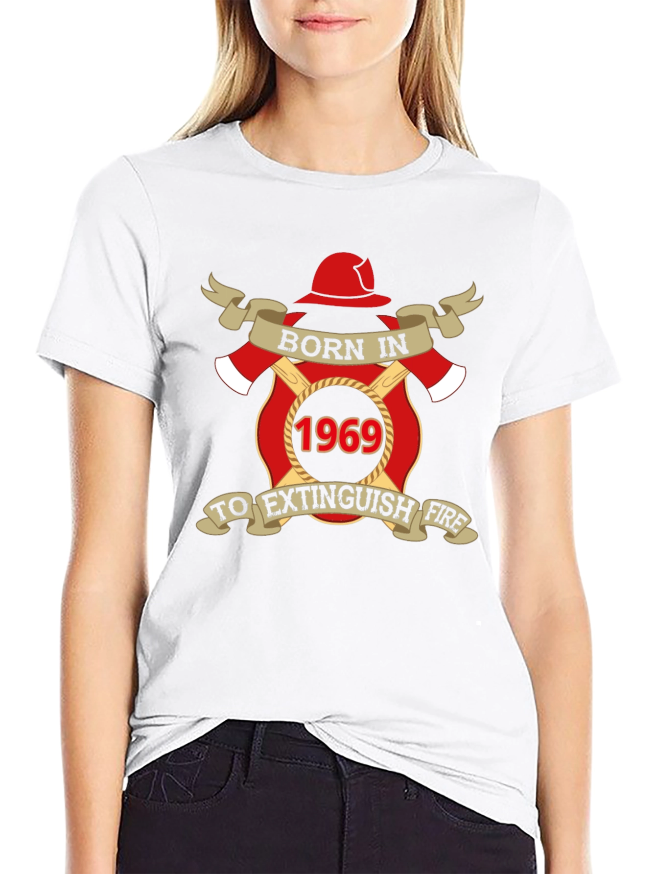 Born in 1969 Firefighter T-Shirt