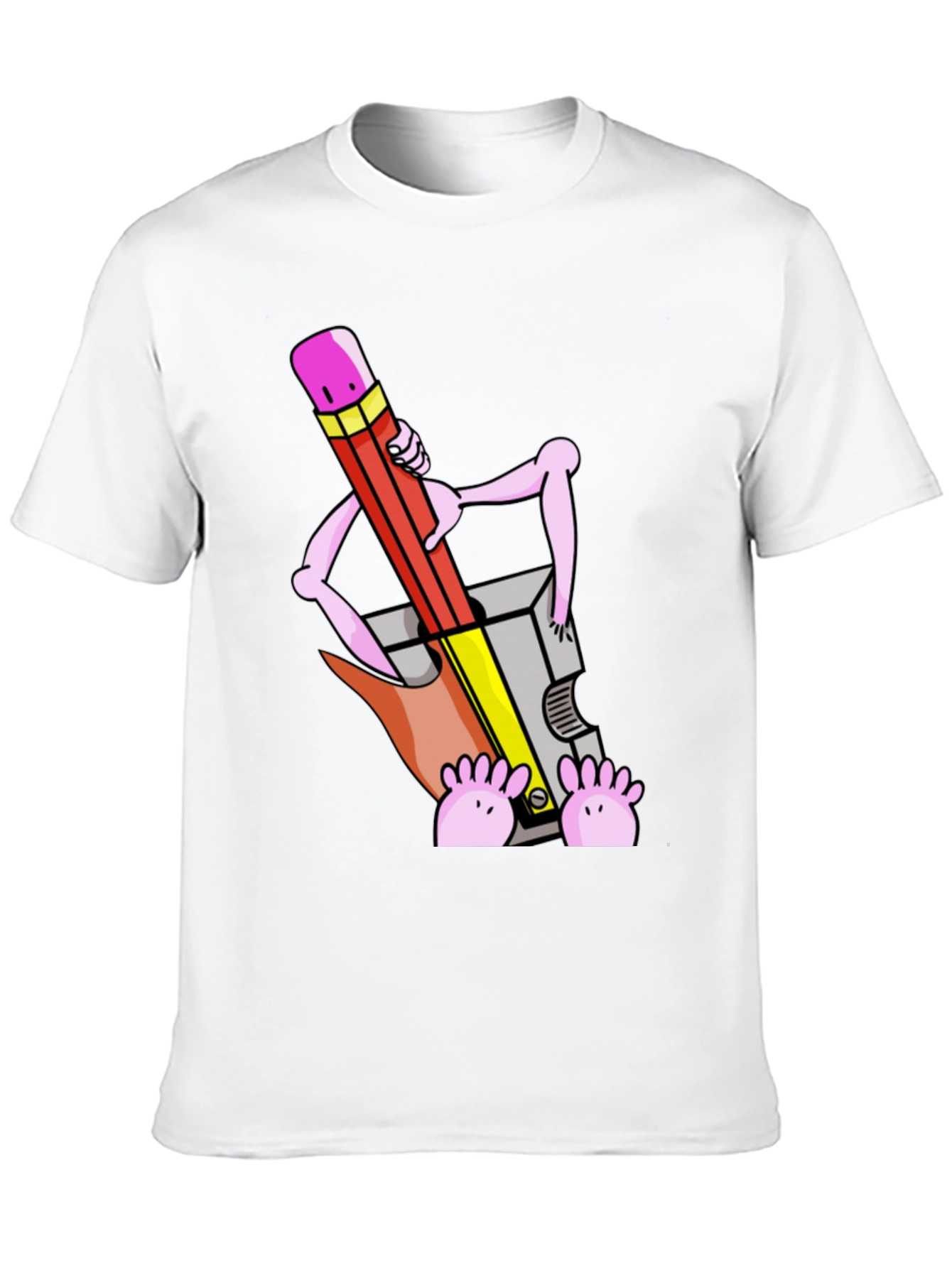 Funny Cartoon Pencil Sharpener T-Shirt