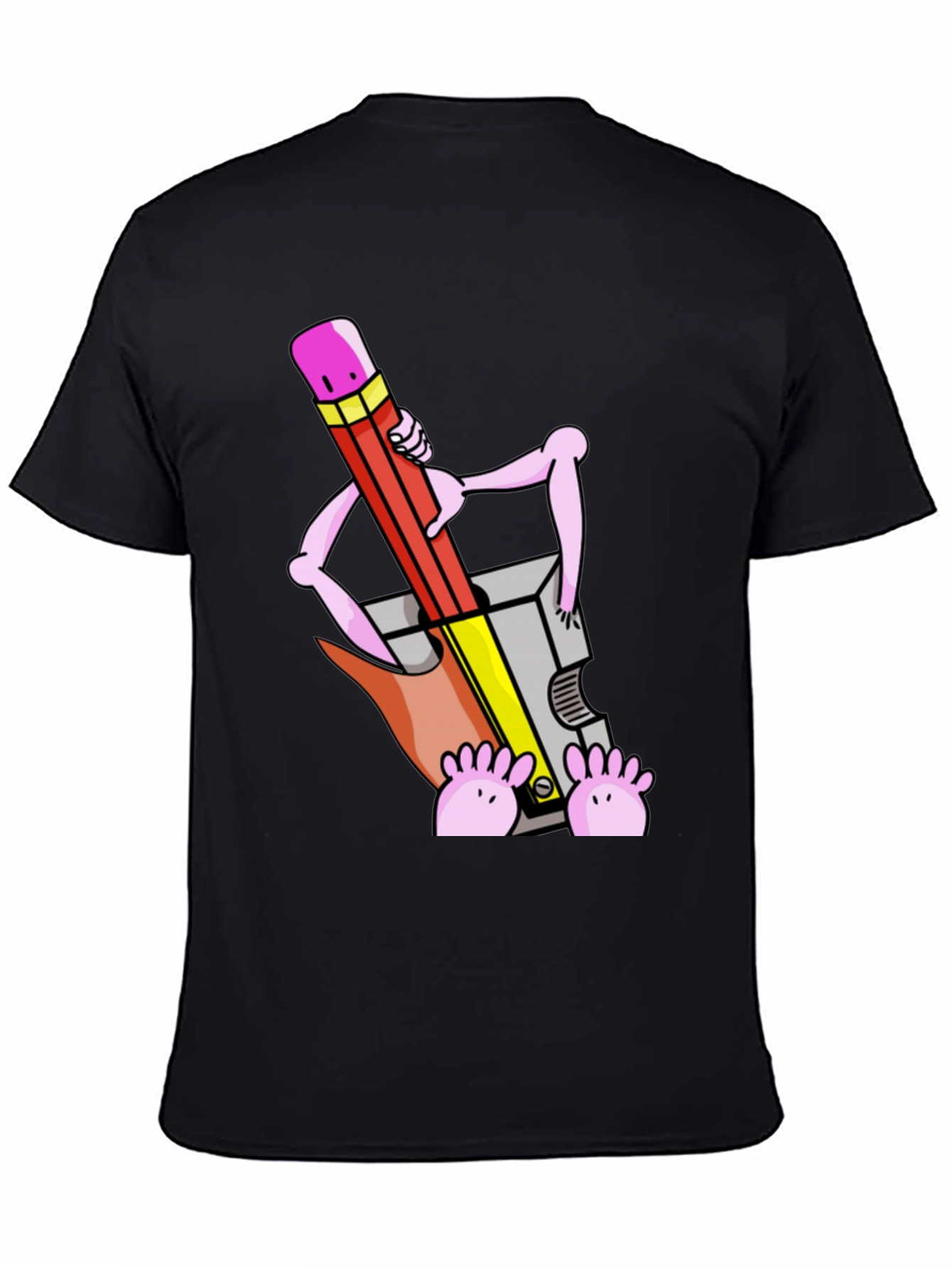Funny Cartoon Pencil Sharpener T-Shirt
