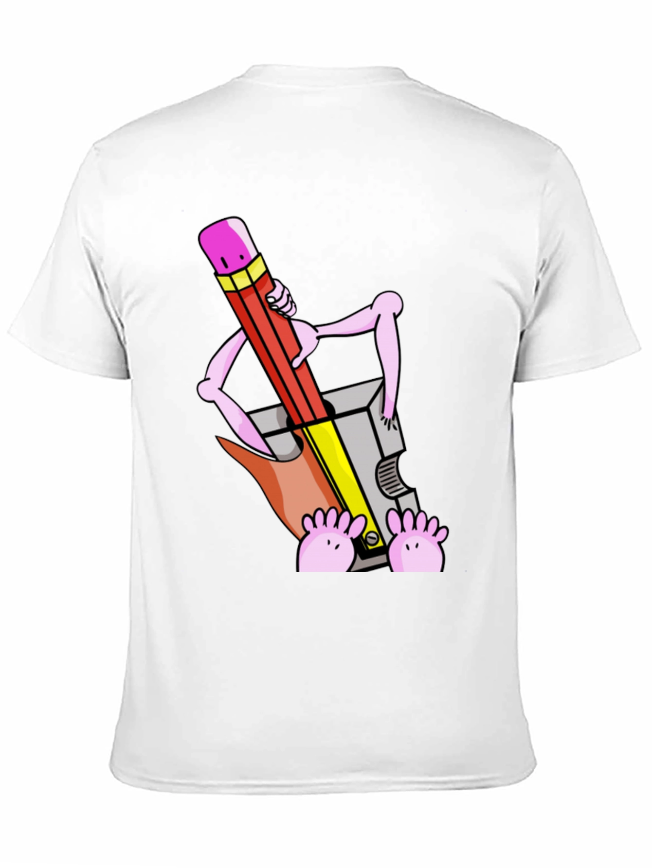Funny Cartoon Pencil Sharpener T-Shirt