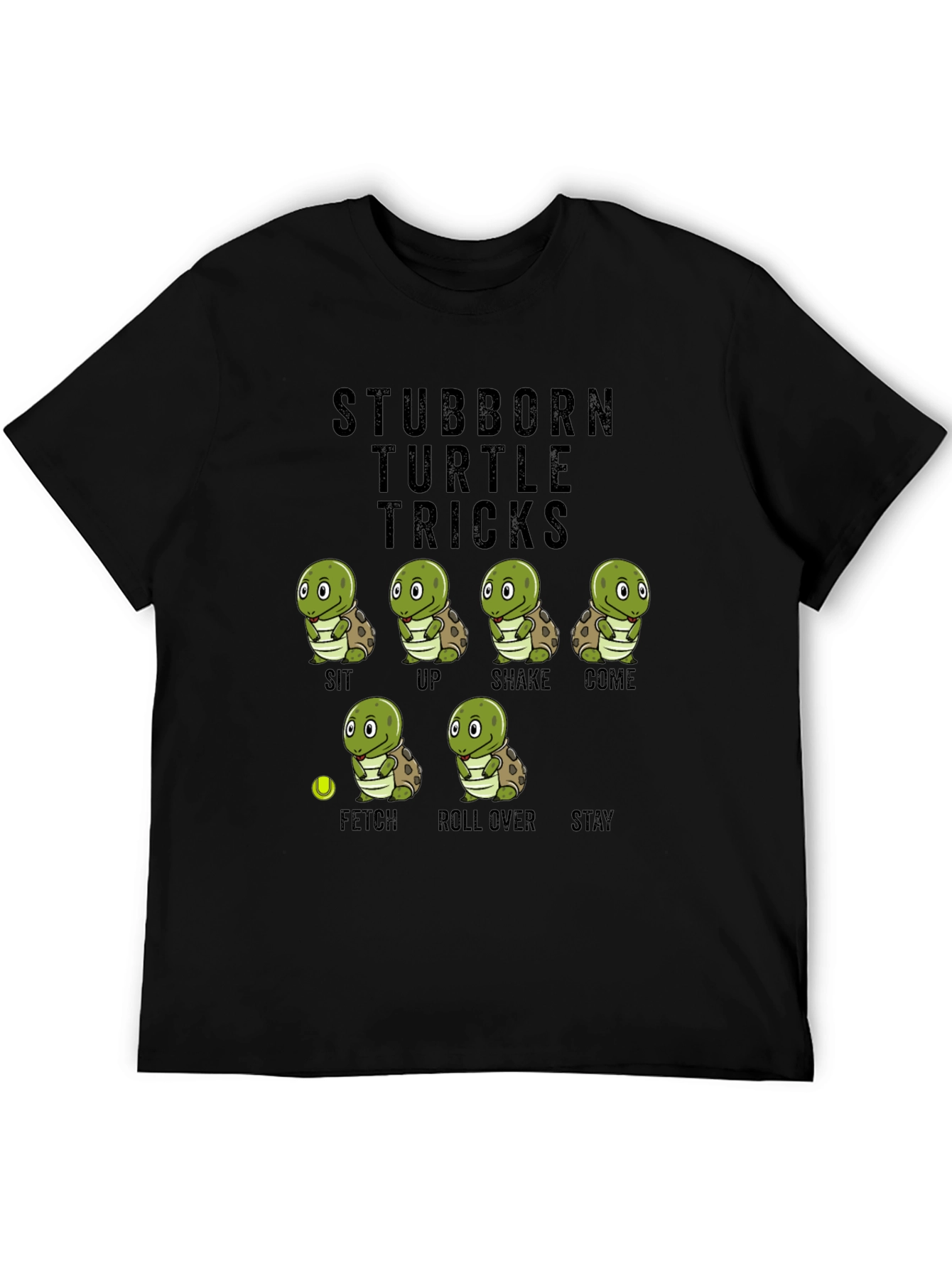 Stubborn Turtle Tricks T-Shirt