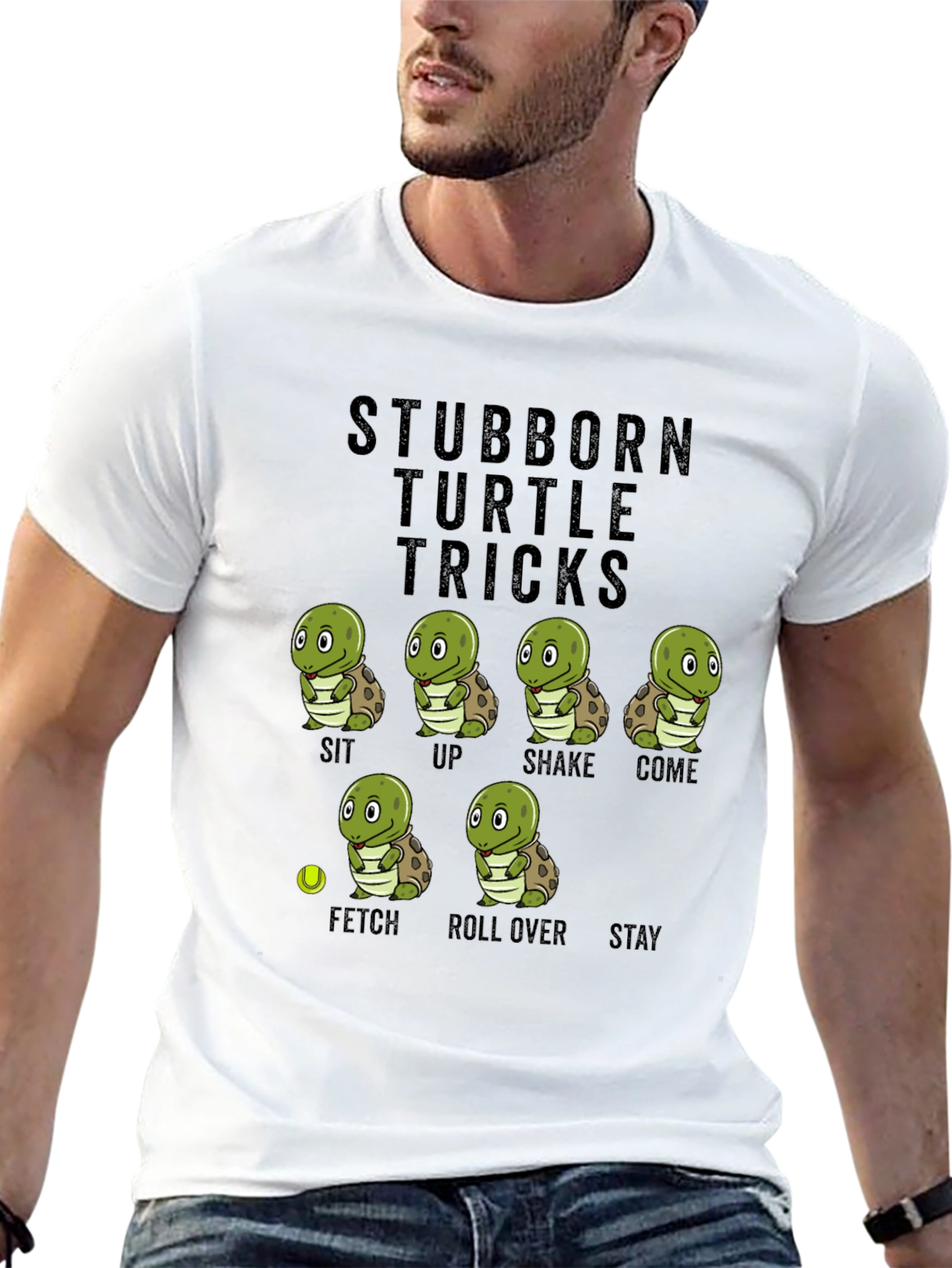 Stubborn Turtle Tricks T-Shirt