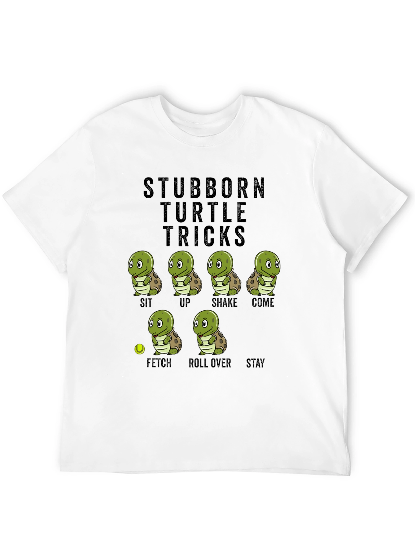 Stubborn Turtle Tricks T-Shirt