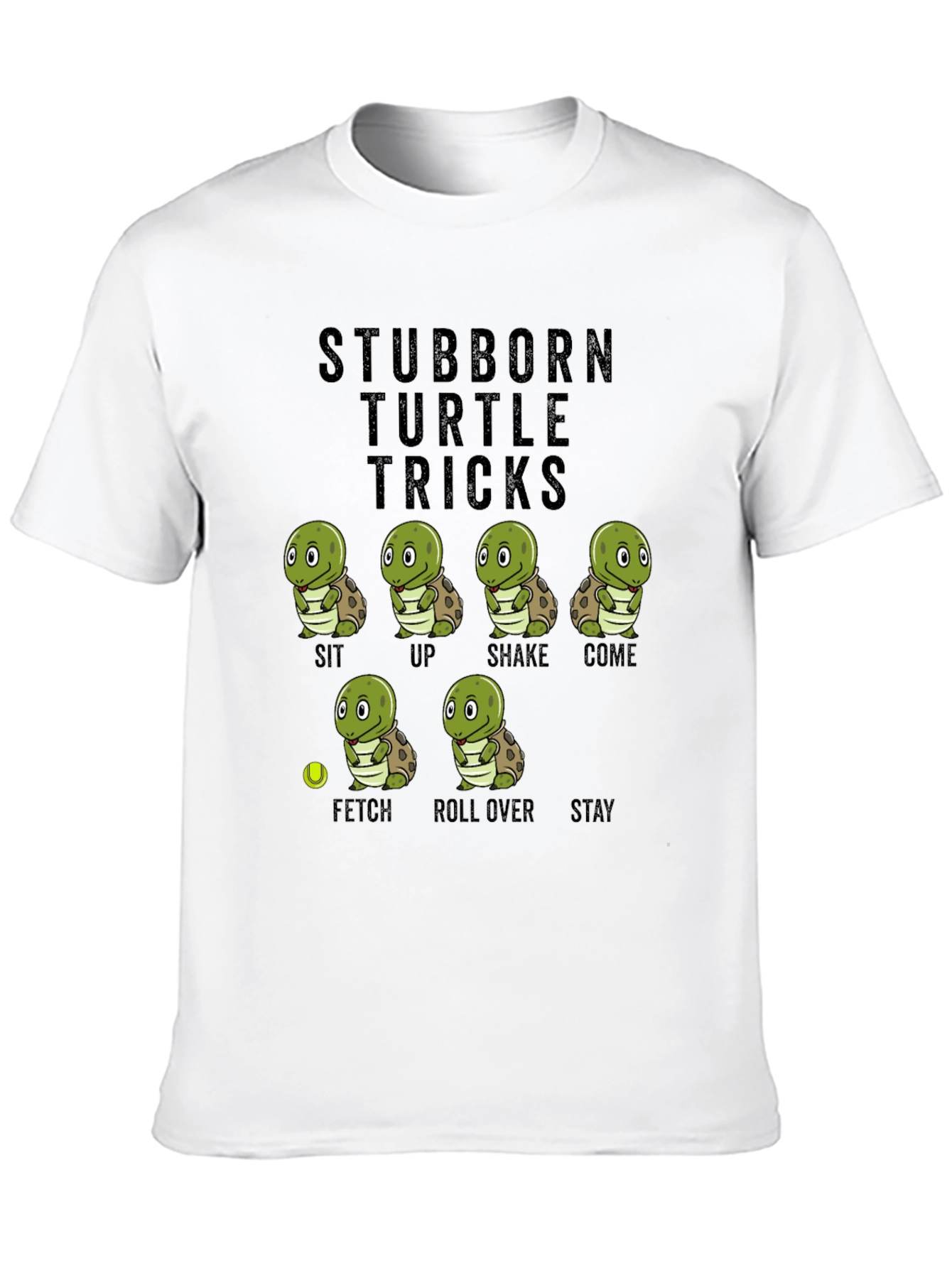 Stubborn Turtle Tricks T-Shirt