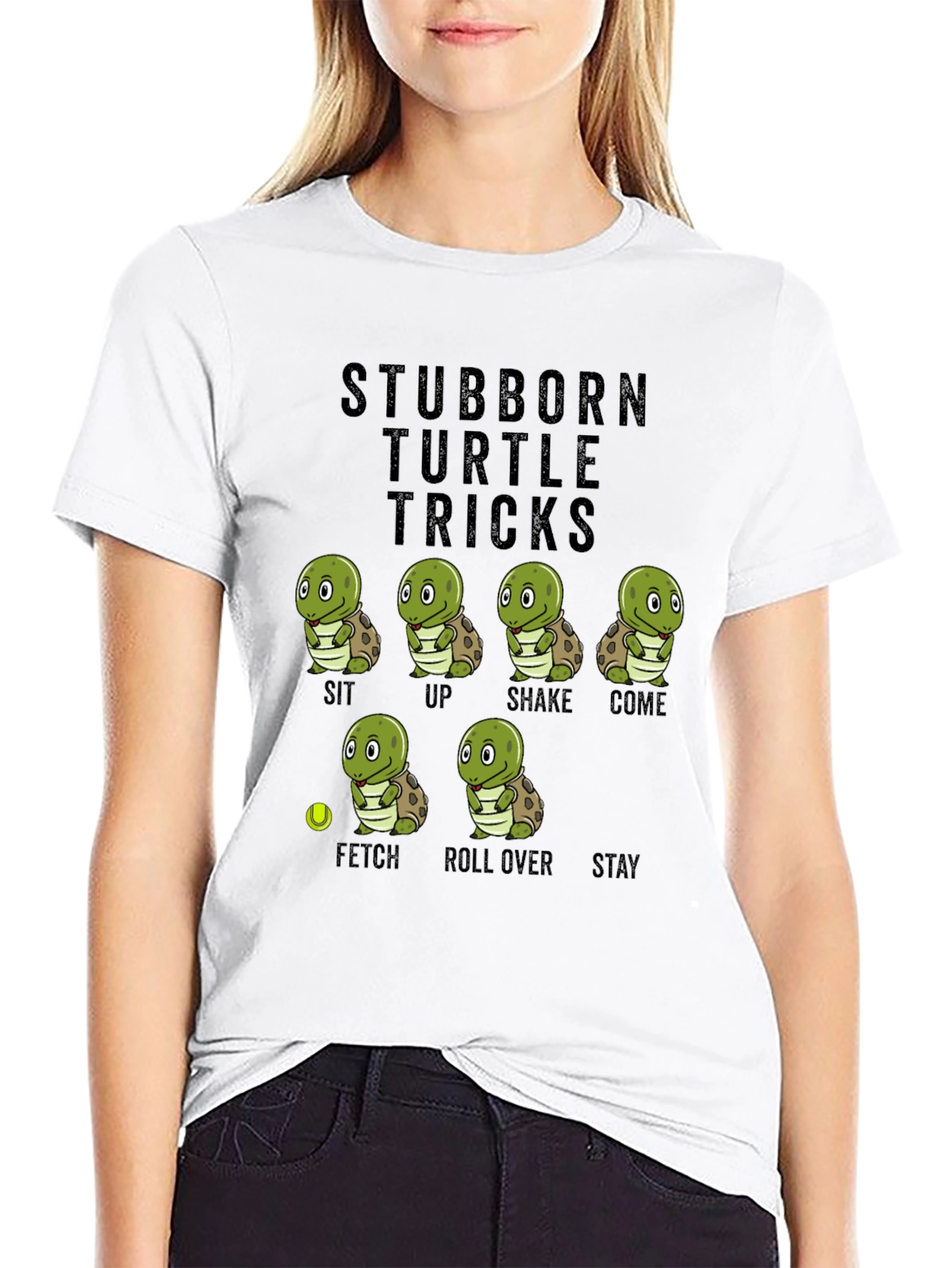 Stubborn Turtle Tricks T-Shirt