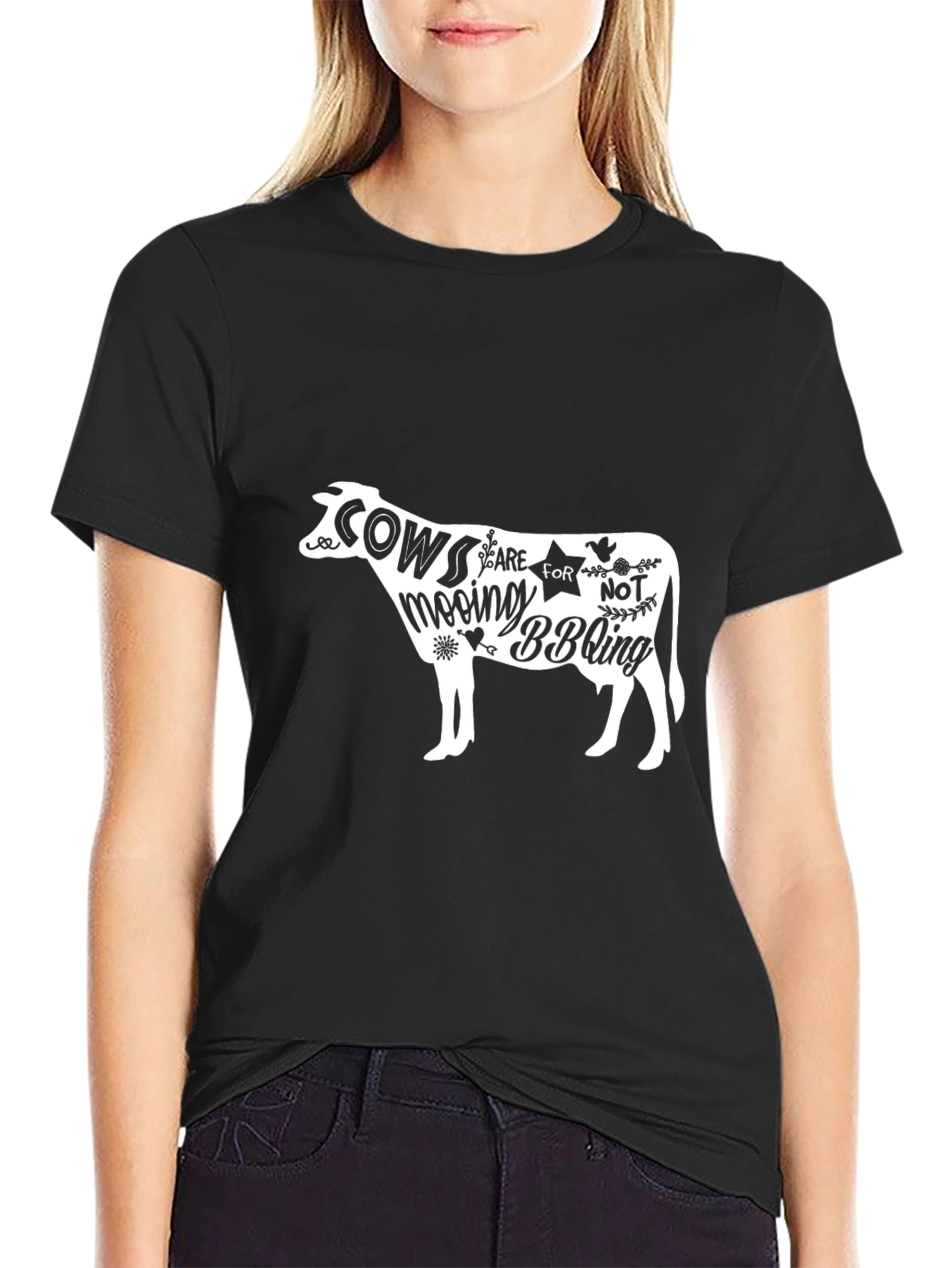 Cows Mooing BBQ-ing Graphic Tee