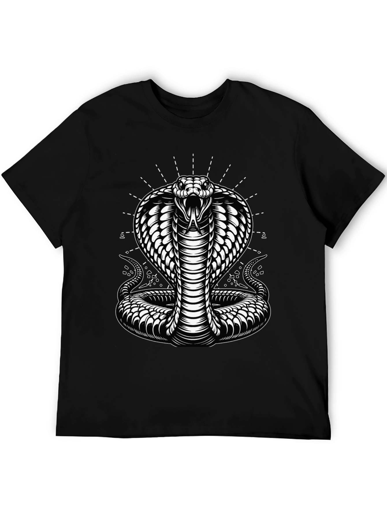 Cobra Graphic Tee - Black Snake T-Shirt