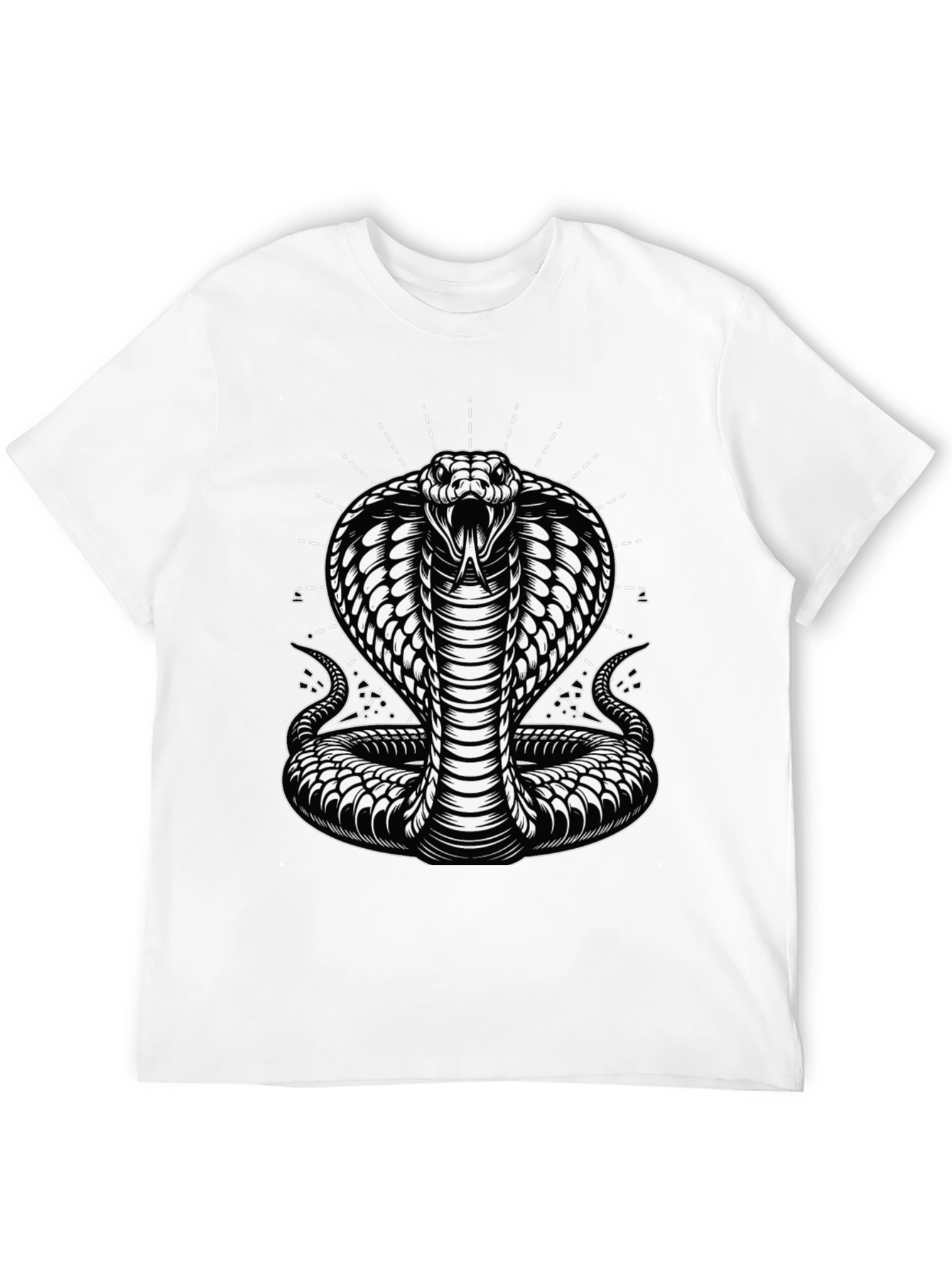 Cobra Graphic Tee - Black Snake T-Shirt