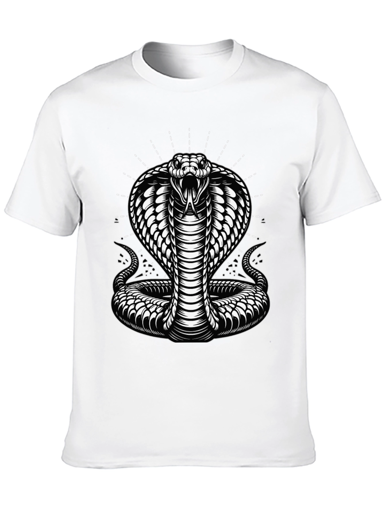 Cobra Graphic Tee - Black Snake T-Shirt