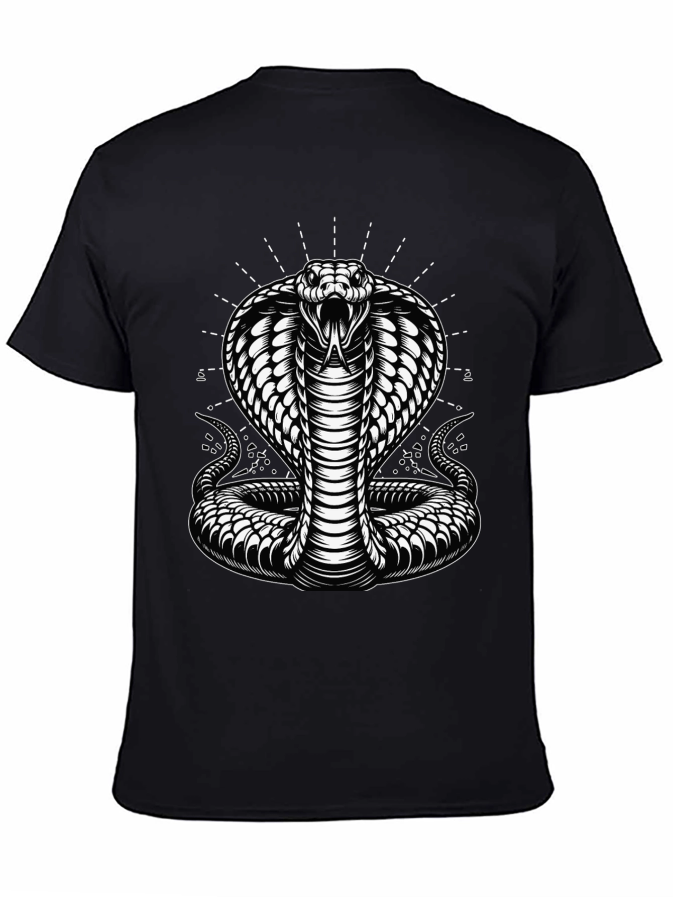 Cobra Graphic Tee - Black Snake T-Shirt