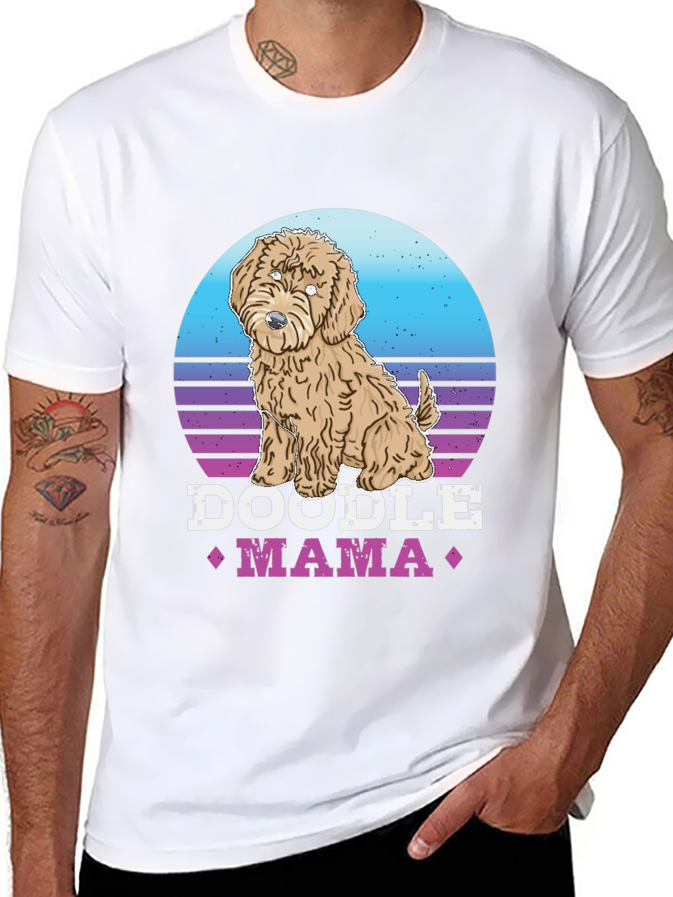 Doodle Mama Retro T-Shirt