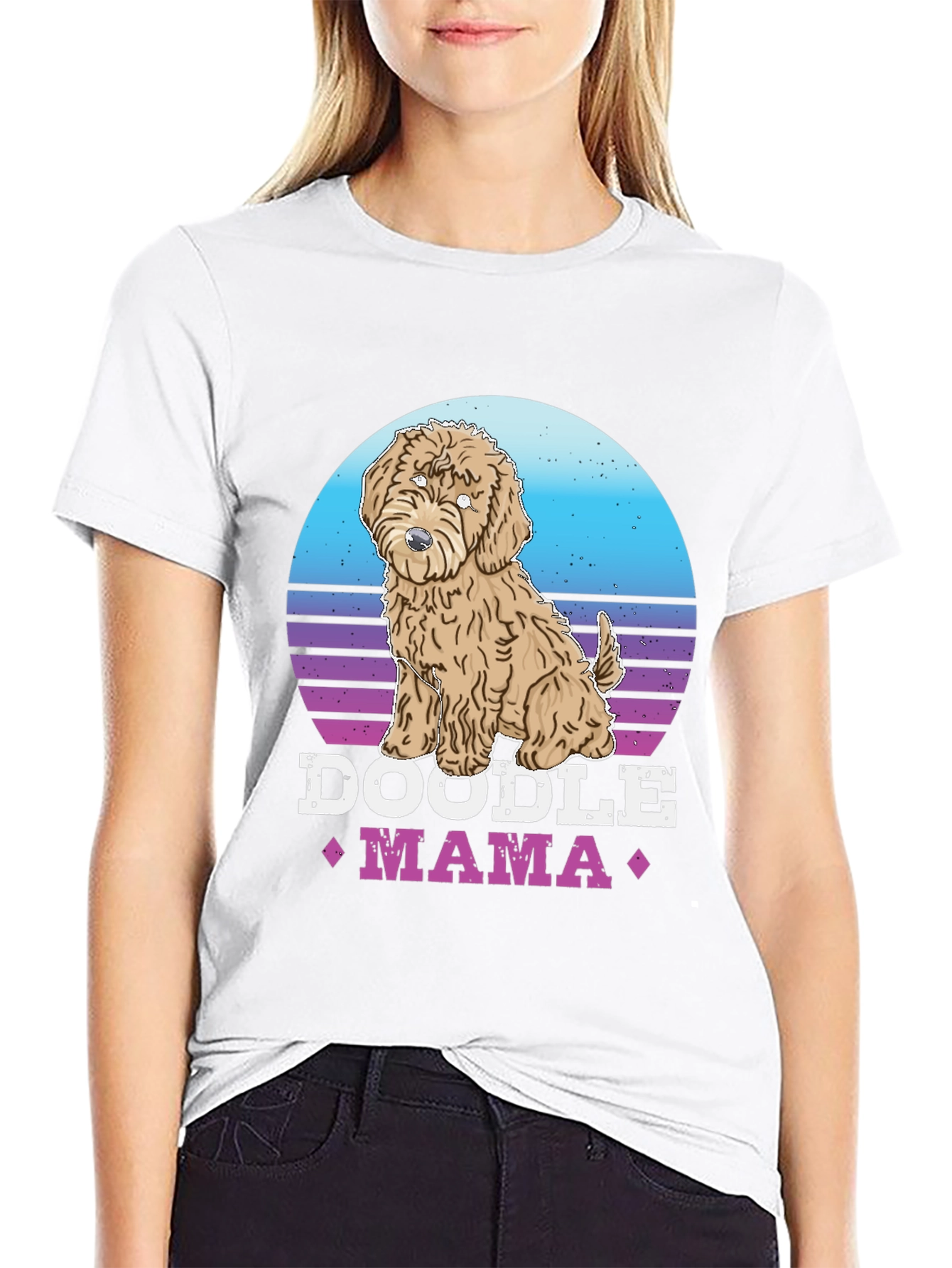 Doodle Mama Retro T-Shirt