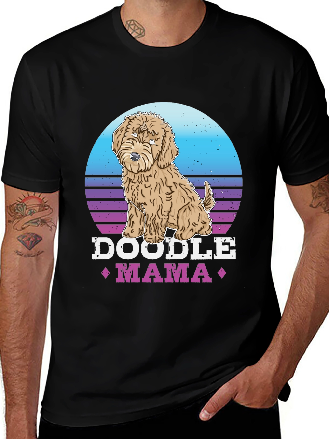 Doodle Mama Retro T-Shirt