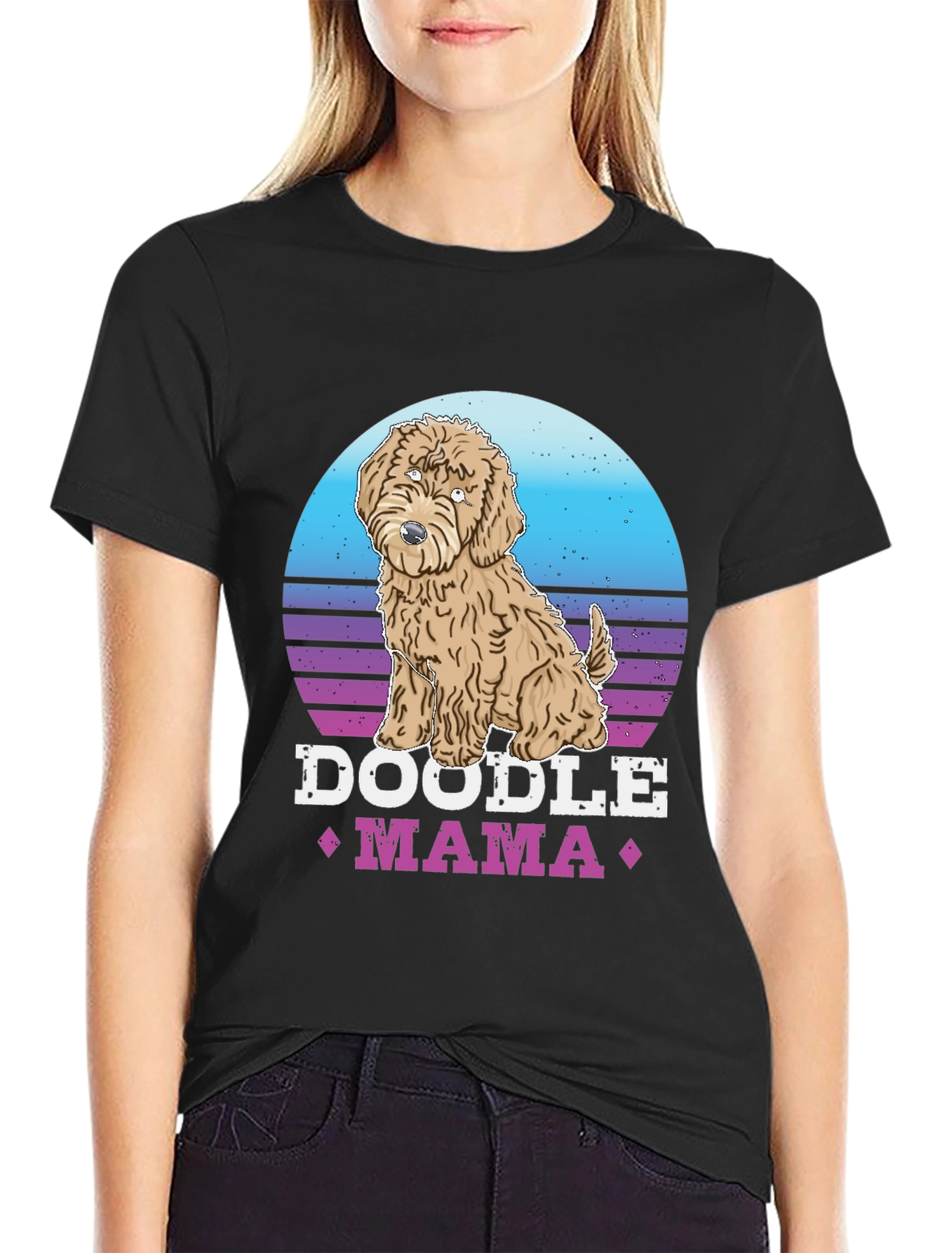 Doodle Mama Retro T-Shirt