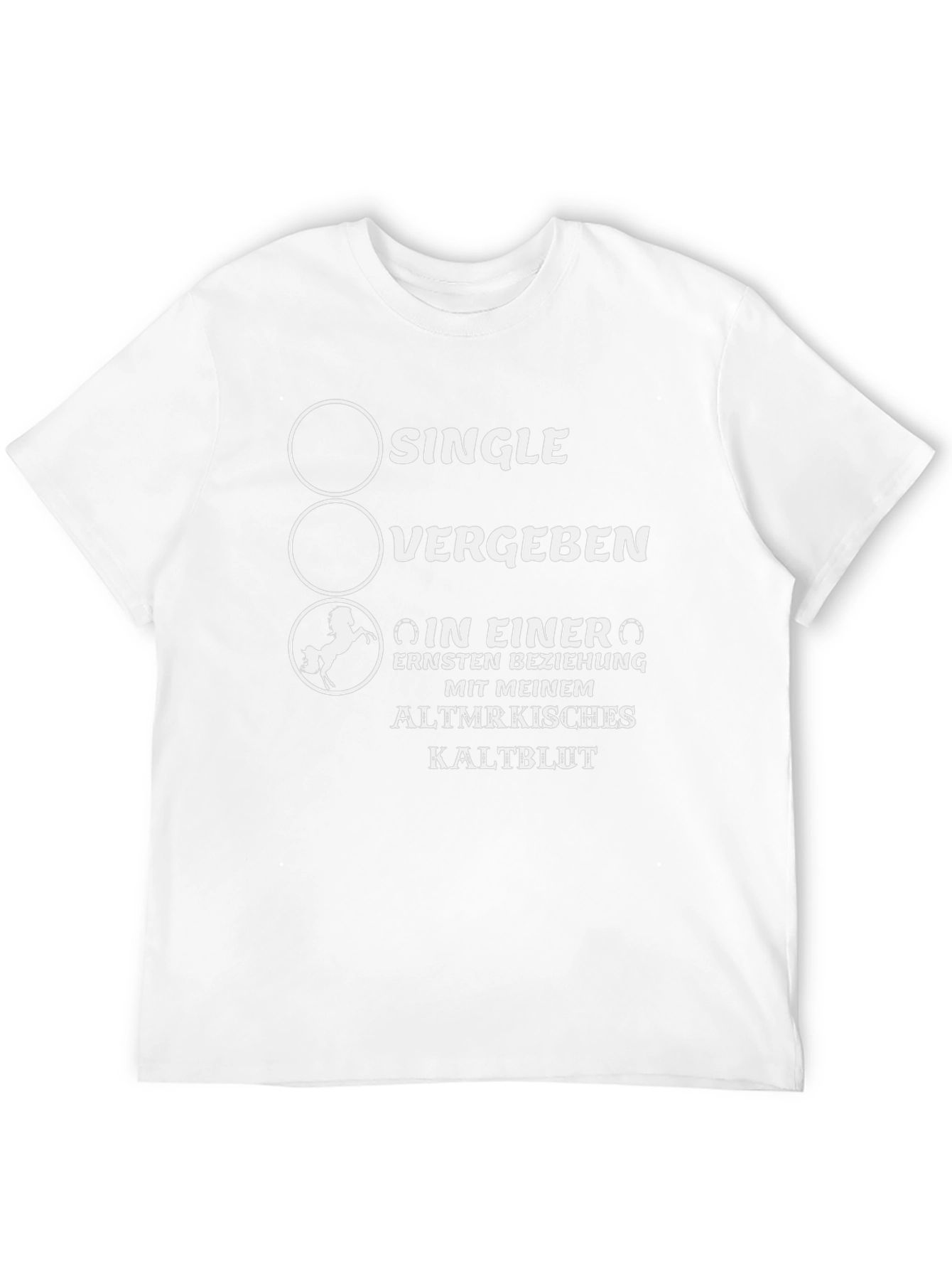 Single Vergeben or Horse Lover? T-Shirt
