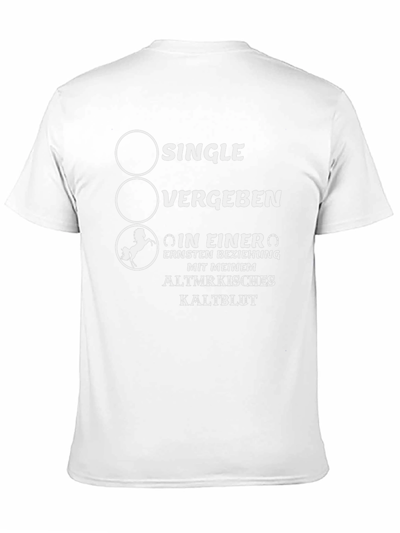 Single Vergeben or Horse Lover? T-Shirt