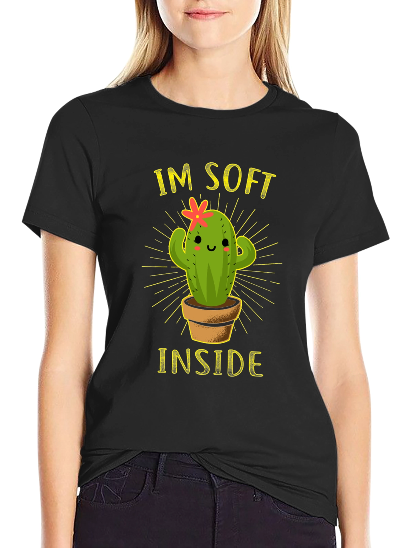 Im Soft Inside Cactus T-Shirt