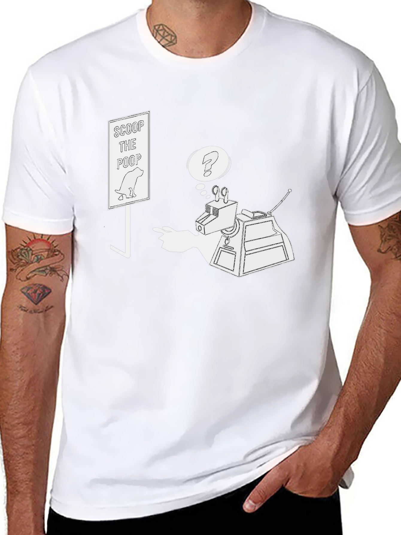 Scoop The Poop T-Shirt K9 Design