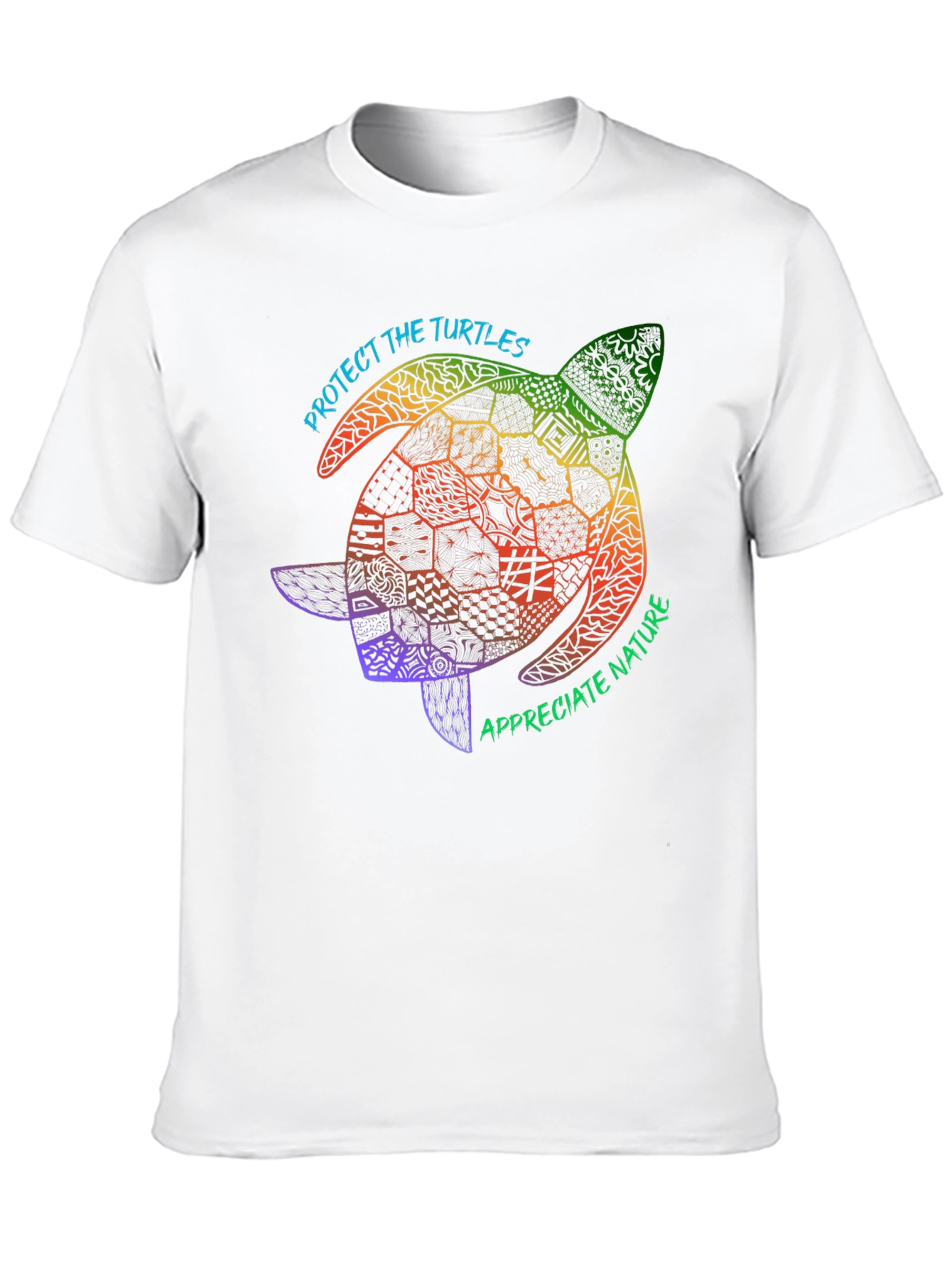 Protect Turtles Black Graphic Tee