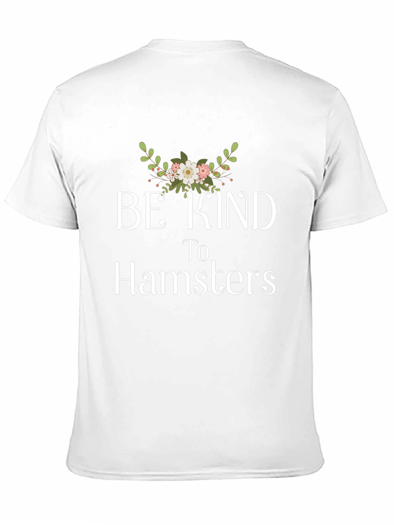 Be Kind to Hamsters Graphic Tee -  Black T-Shirt