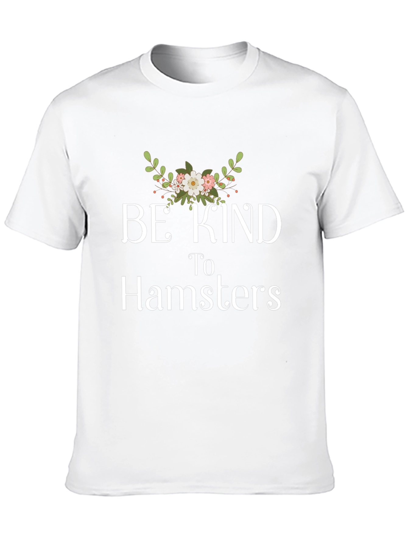 Be Kind to Hamsters Graphic Tee -  Black T-Shirt