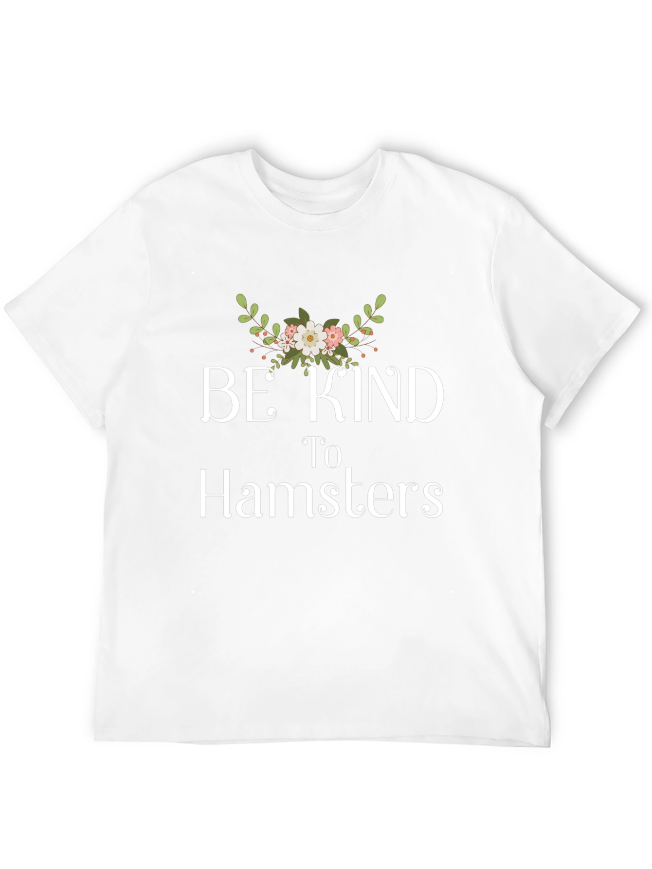 Be Kind to Hamsters Graphic Tee -  Black T-Shirt