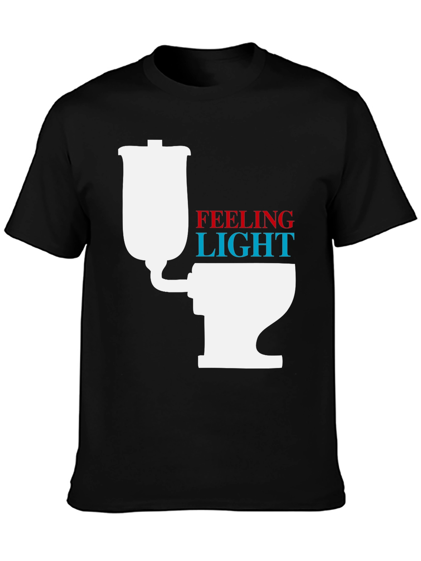 Feeling Light Funny Toilet Humor T-Shirt