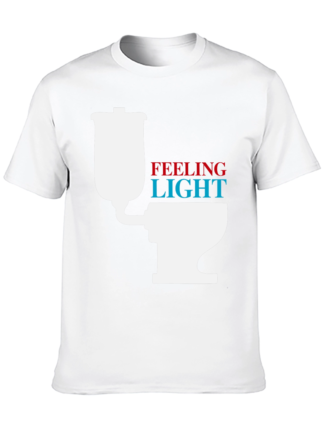Feeling Light Funny Toilet Humor T-Shirt
