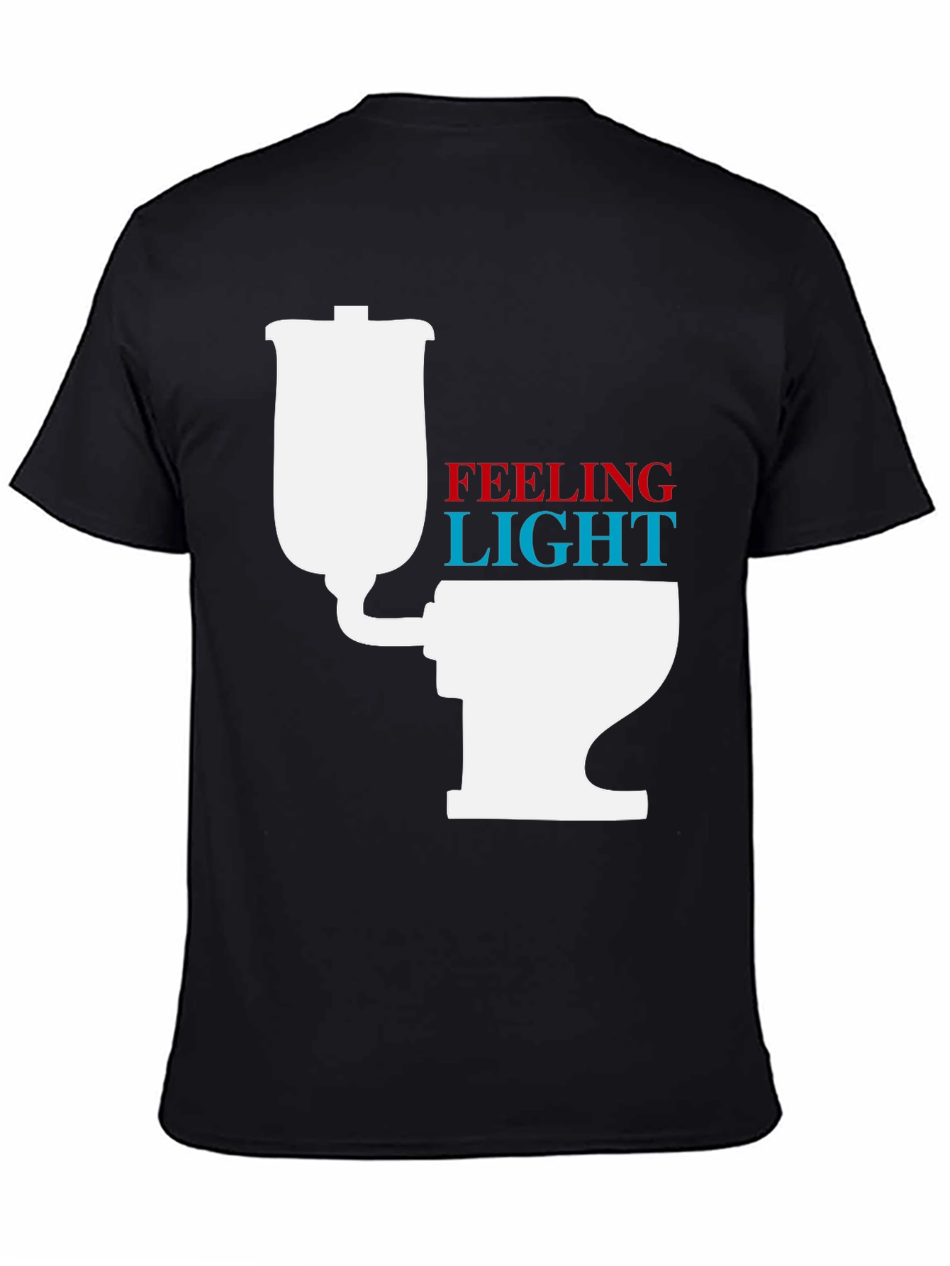 Feeling Light Funny Toilet Humor T-Shirt
