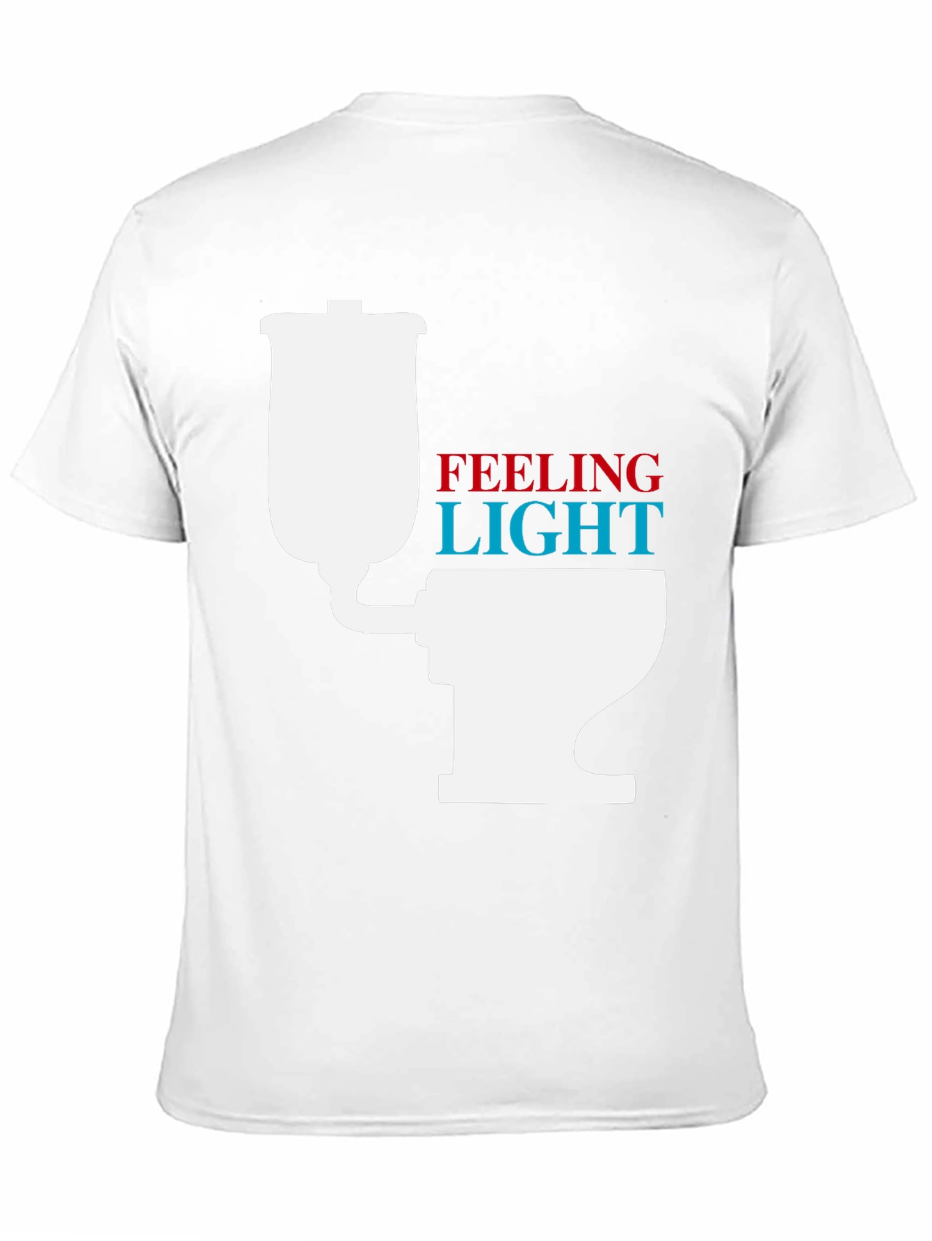 Feeling Light Funny Toilet Humor T-Shirt