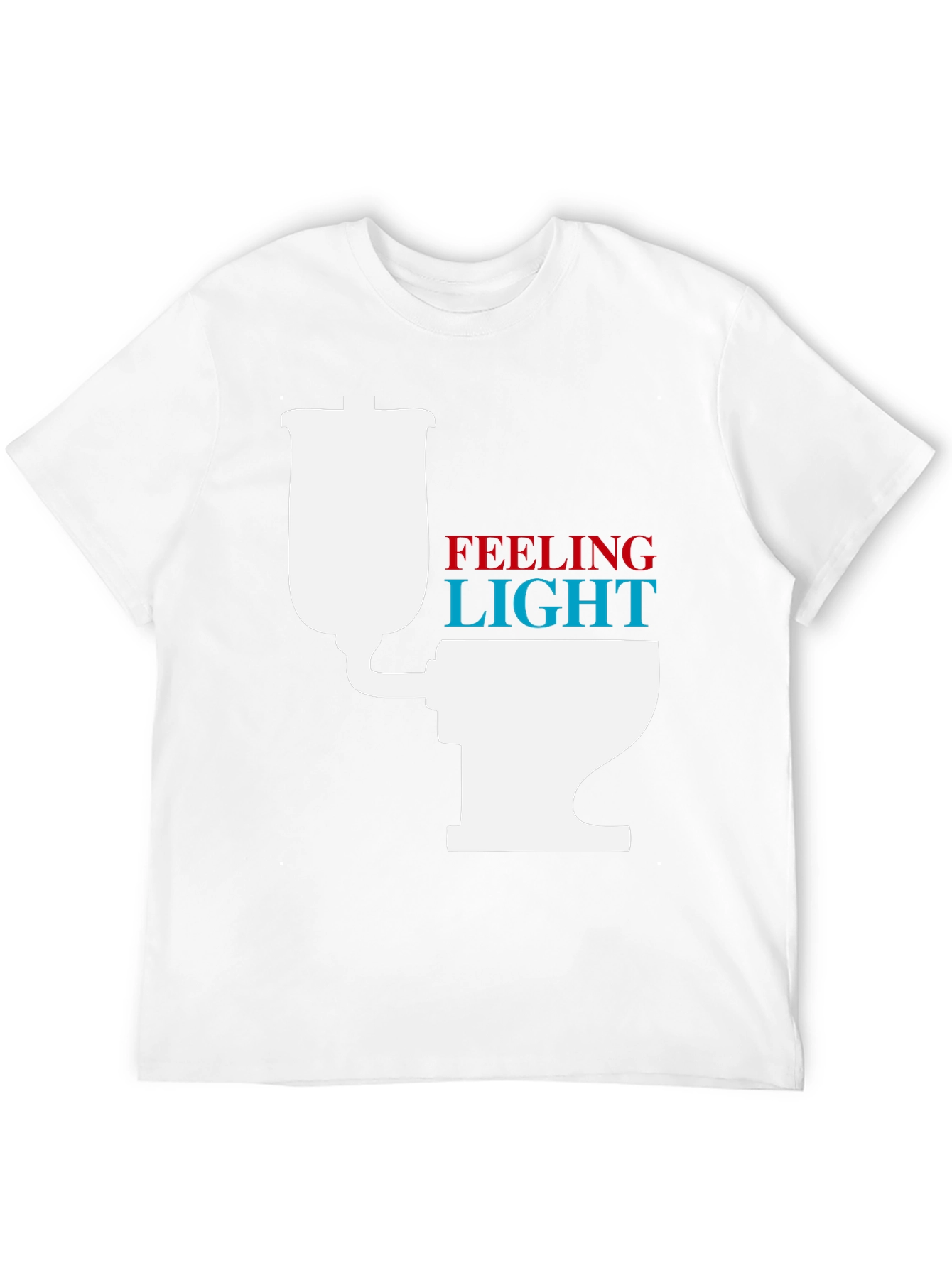 Feeling Light Funny Toilet Humor T-Shirt