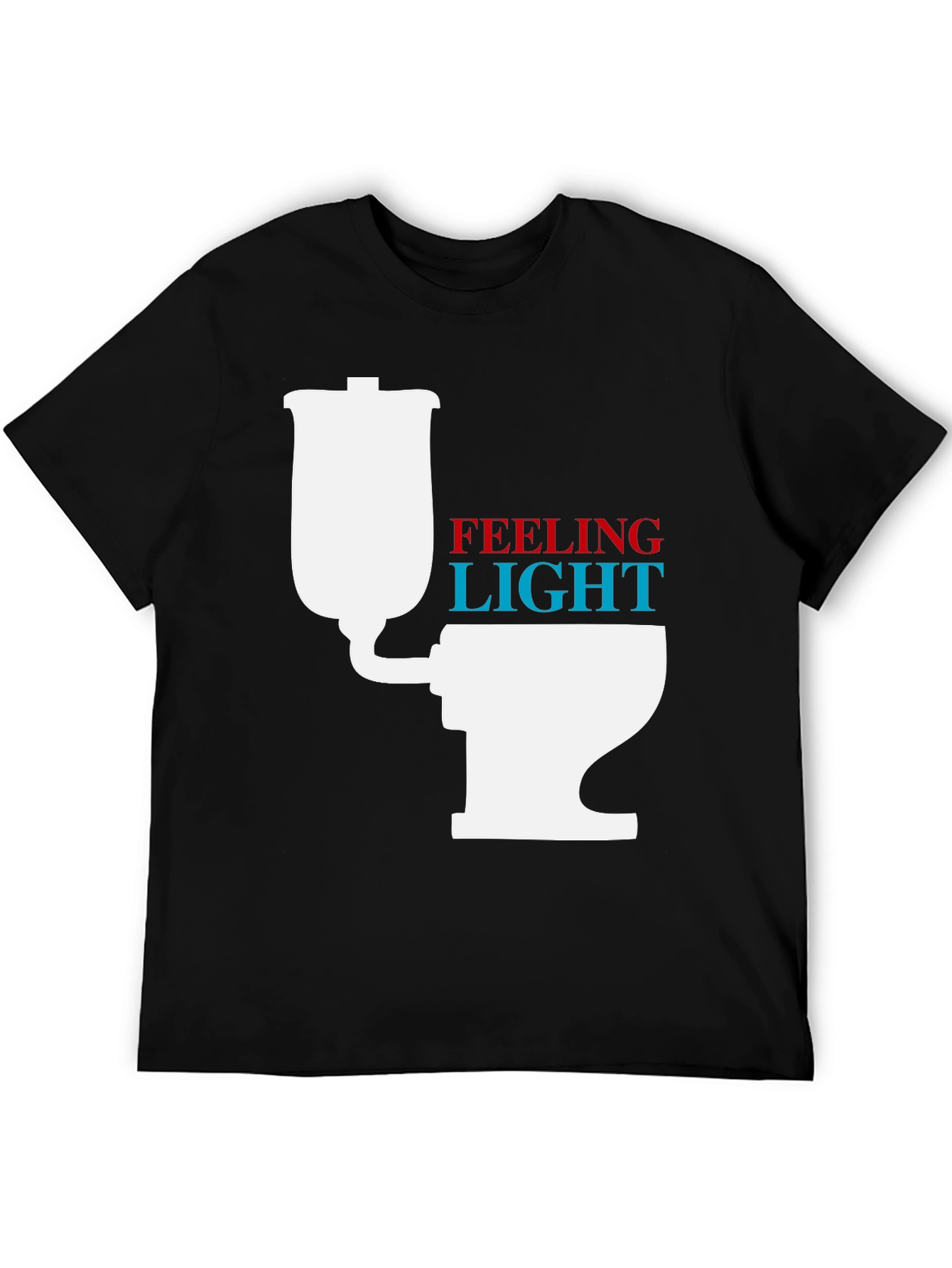 Feeling Light Funny Toilet Humor T-Shirt