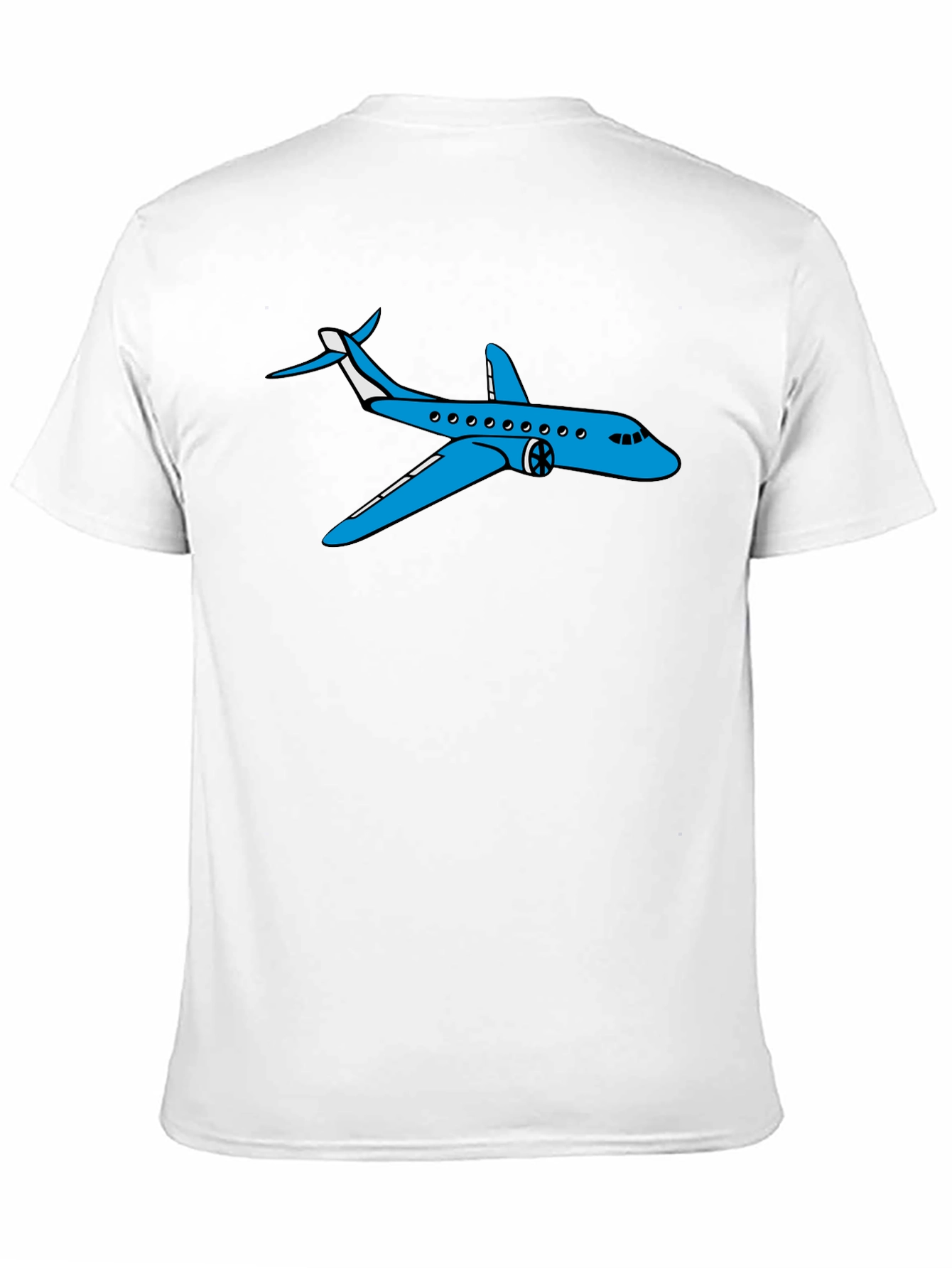 Airplane Graphic T-Shirt - Black