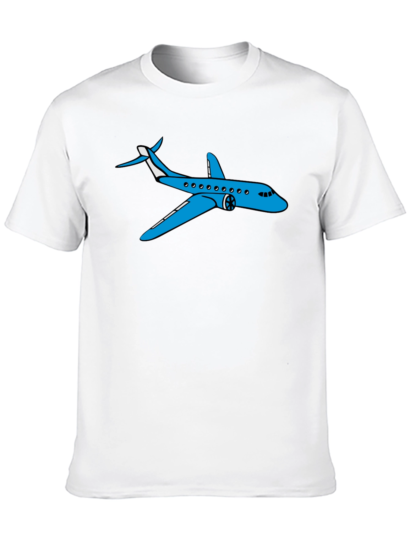Airplane Graphic T-Shirt - Black