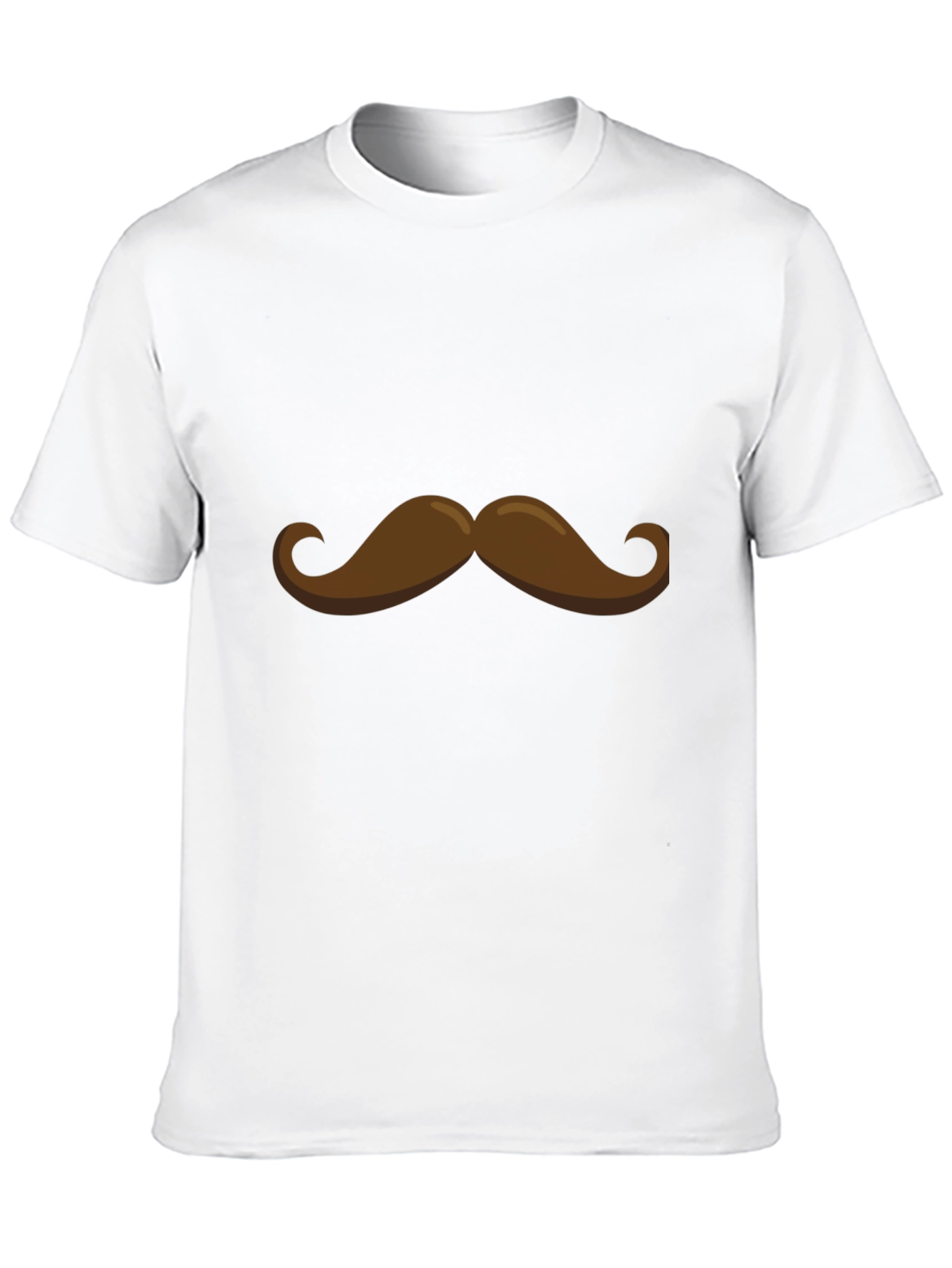 Mustache Graphic Tee - Funny Novelty Shirt