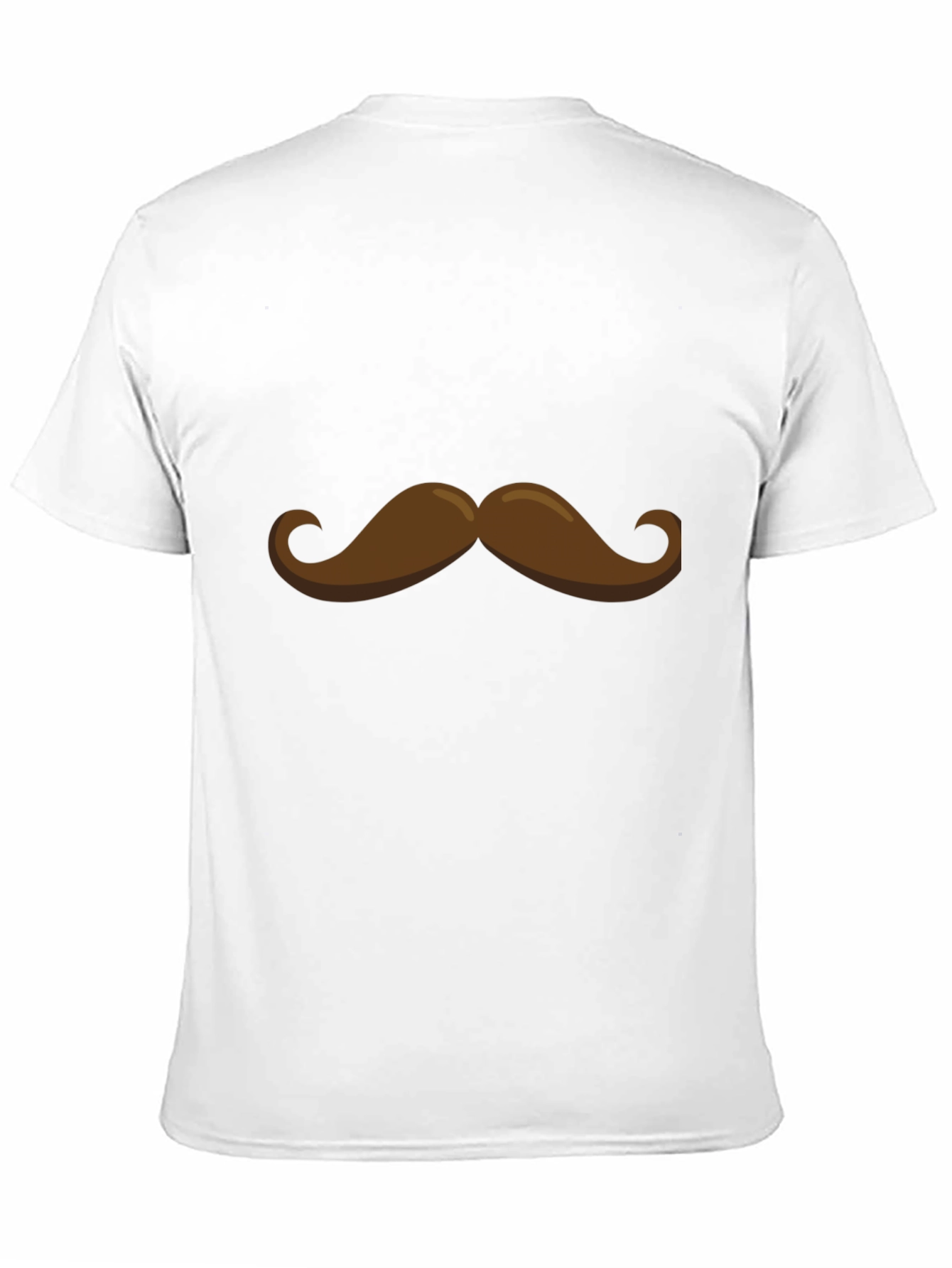 Mustache Graphic Tee - Funny Novelty Shirt