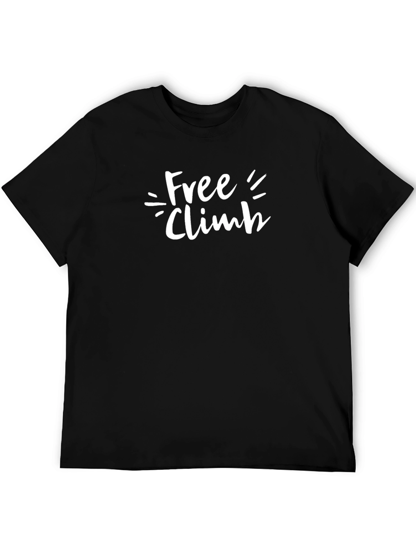 Free Climb Graphic T-Shirt - Black