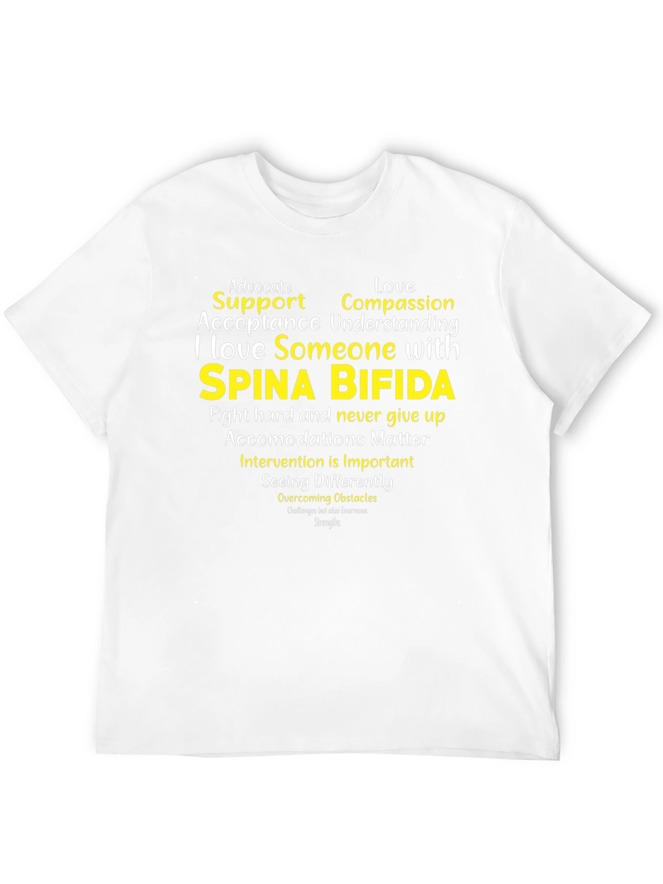 Spina Bifida Awareness T-Shirt - Advocate Support Love