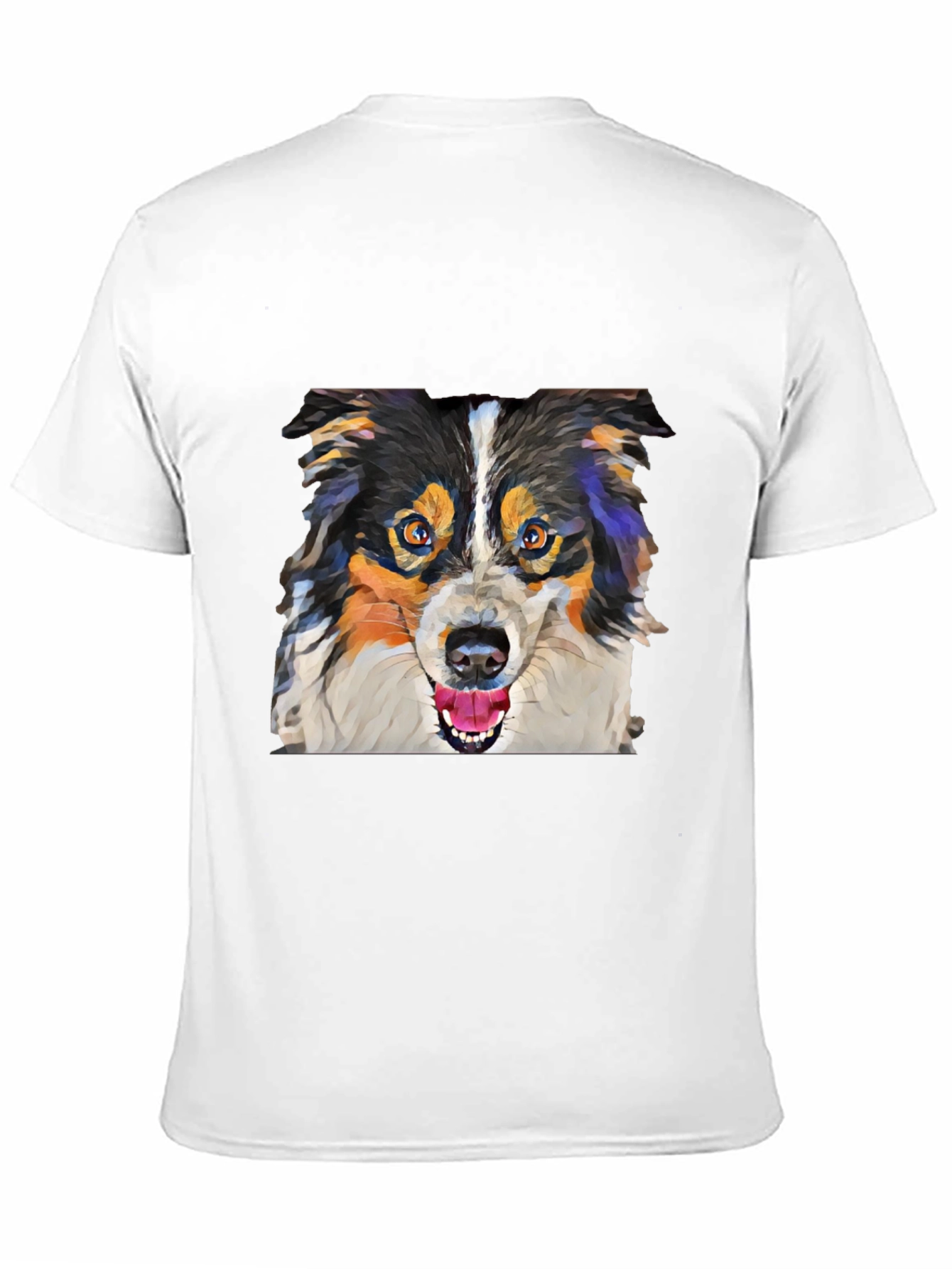 Dog Lovers Tee: Artistic Canine Print