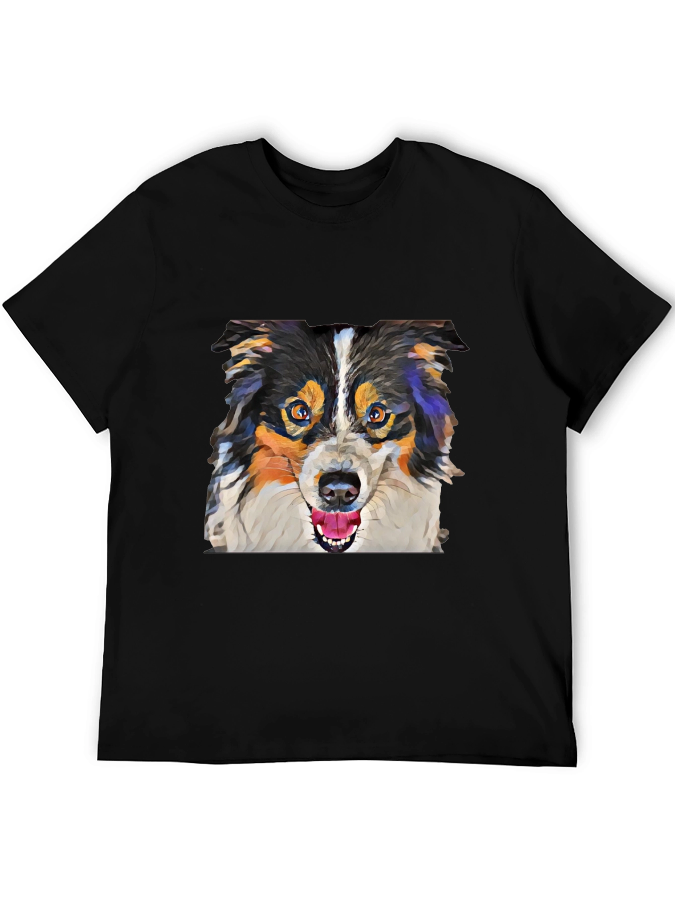 Dog Lovers Tee: Artistic Canine Print