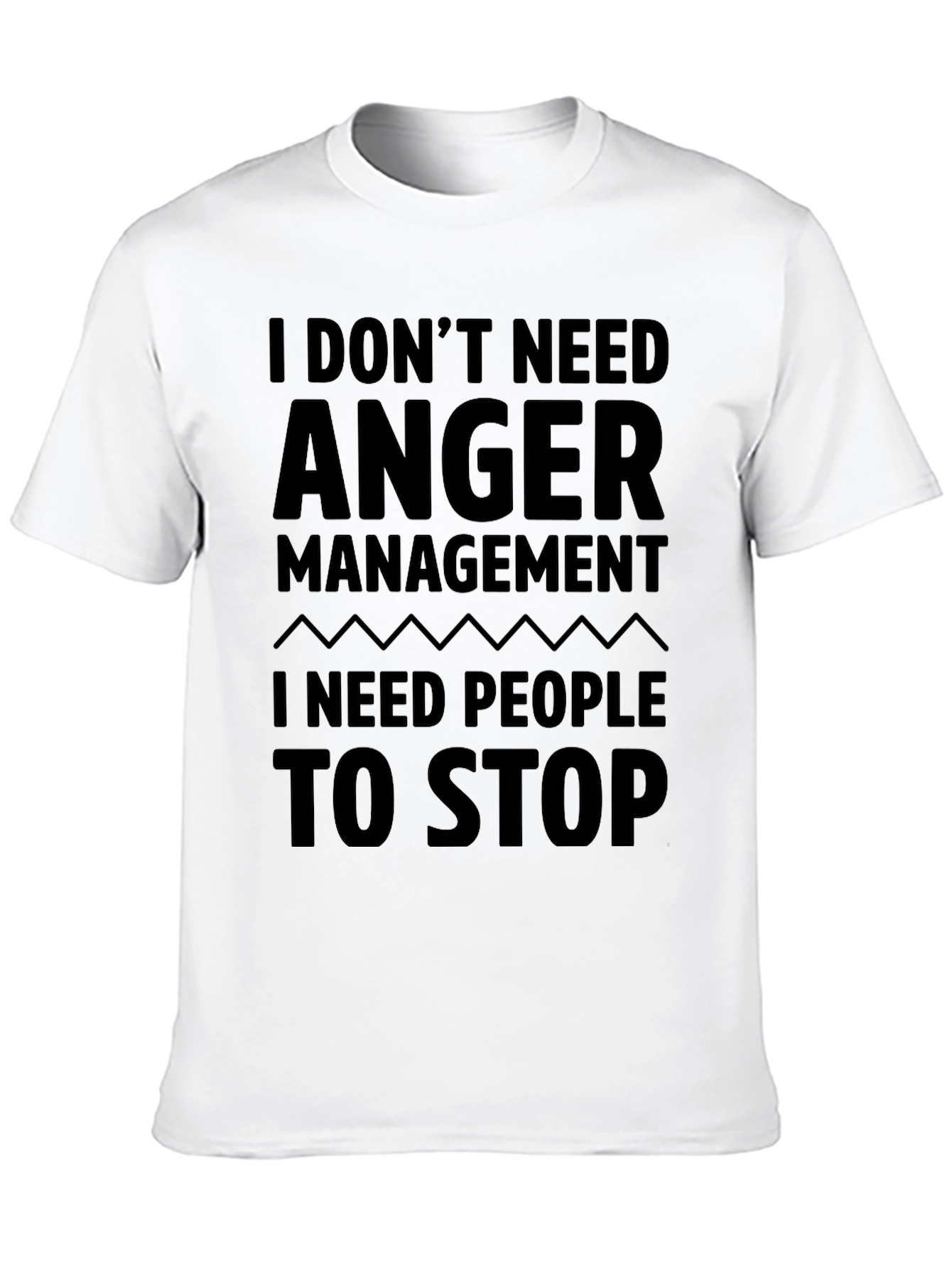 Funny Anger Management Graphic Novelty T-Shirt