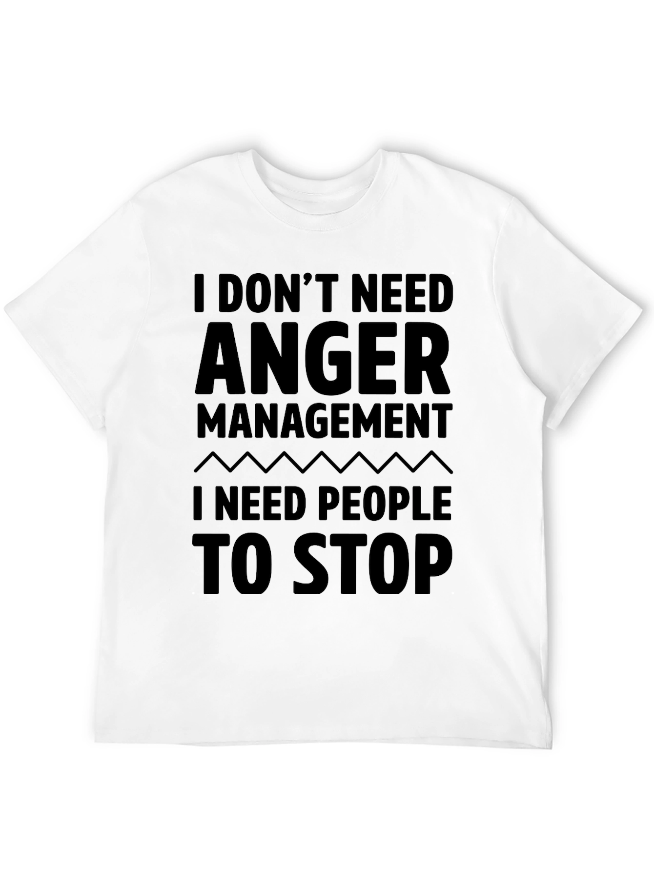 Funny Anger Management Graphic Novelty T-Shirt