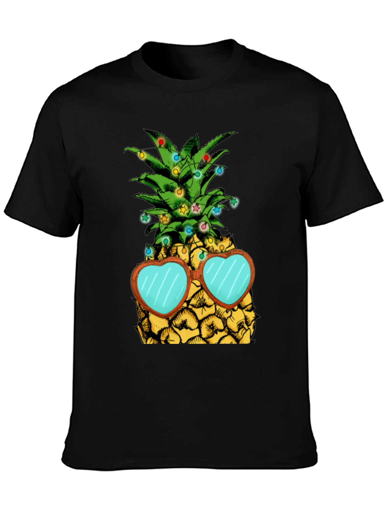 Festive Pineapple Graphic Tee