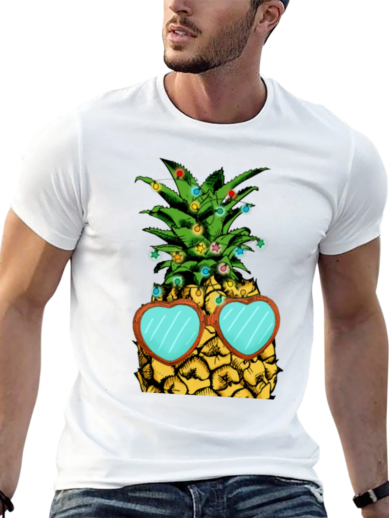 Festive Pineapple Graphic Tee