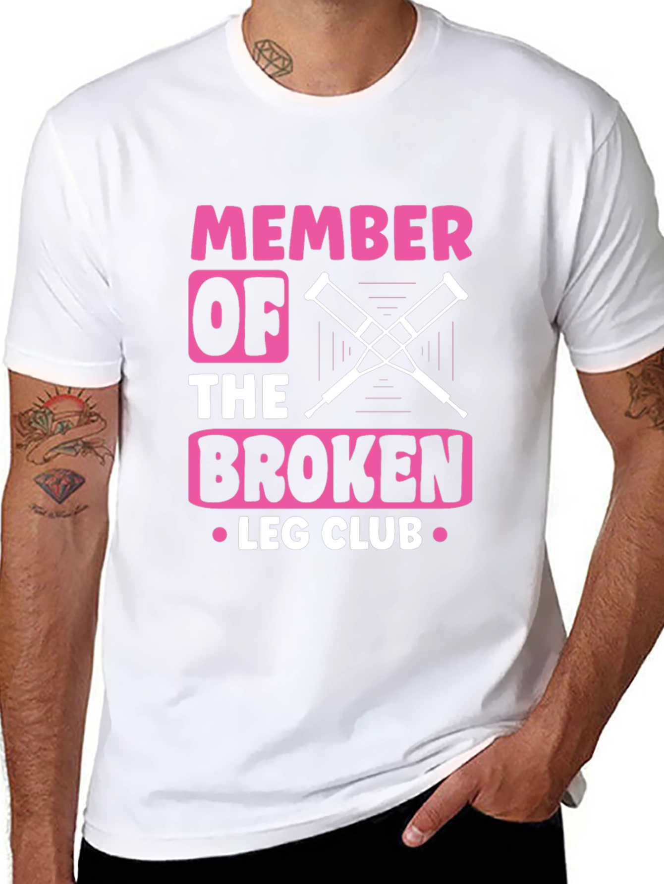 Broken Leg Club T-Shirt - Get Well Gift!